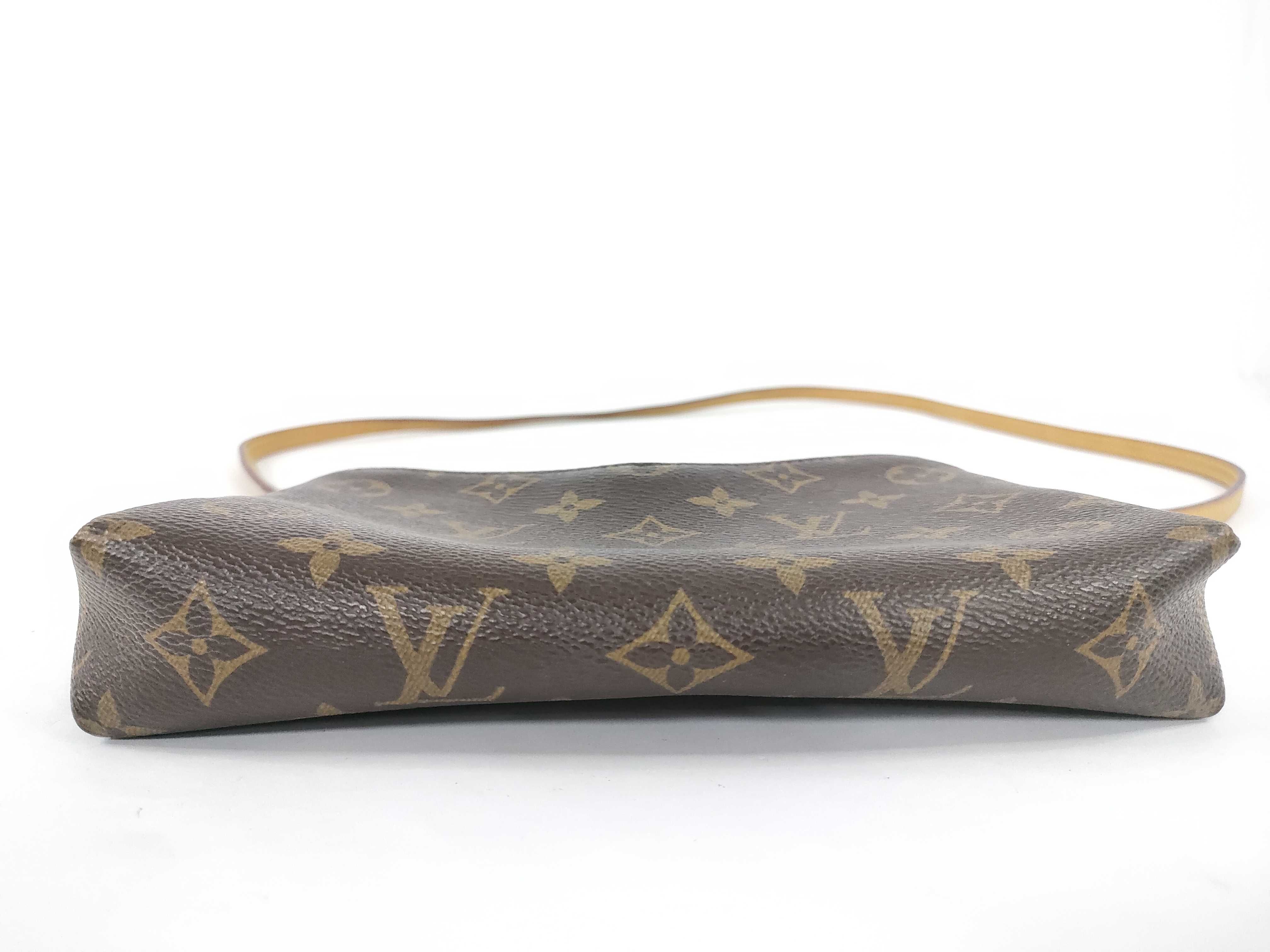 Monogram Louis Vuitton Pallas Clutch Shoulder Bag — view 9