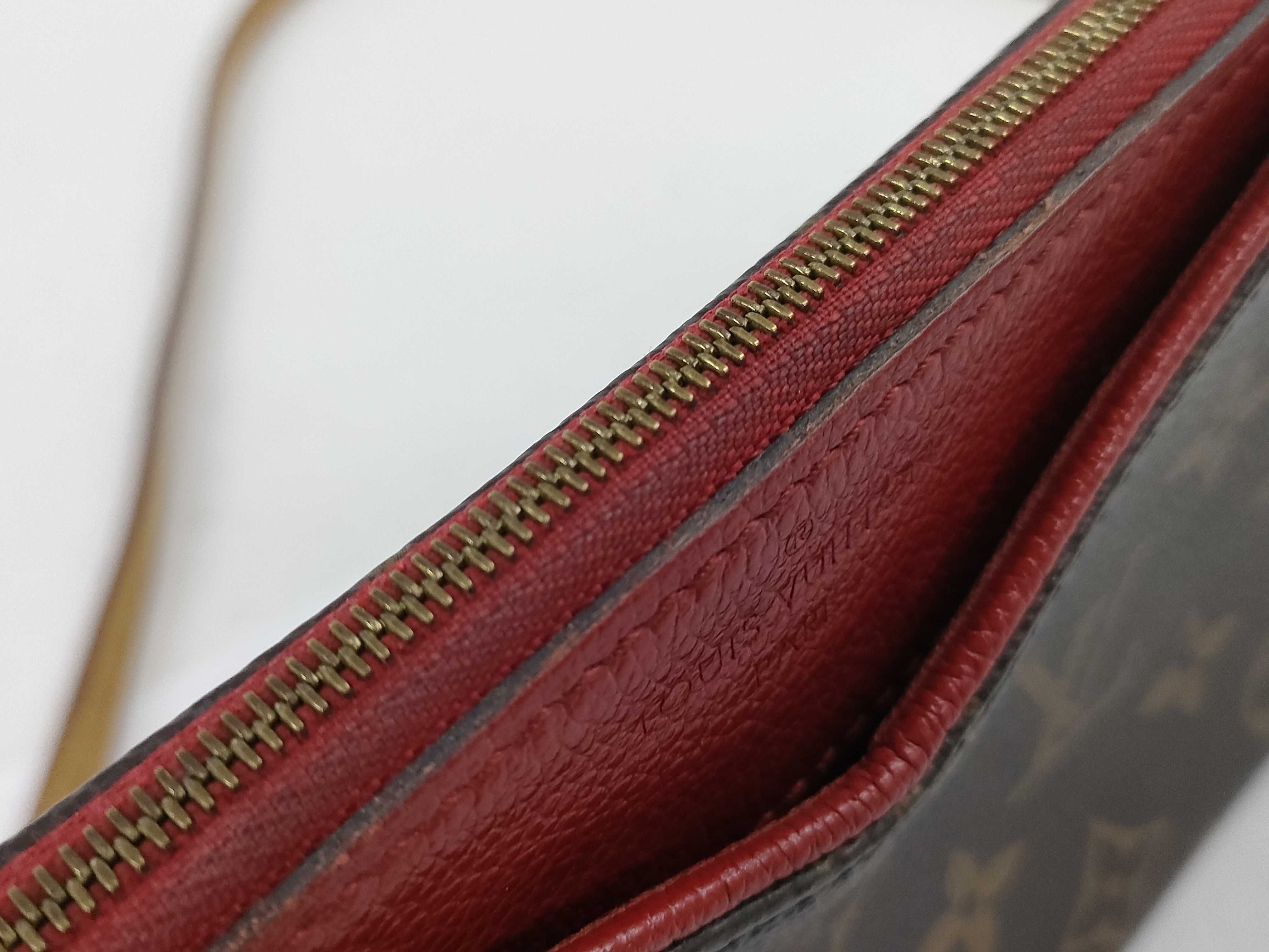 Monogram Louis Vuitton Pallas Clutch Shoulder Bag — view 10