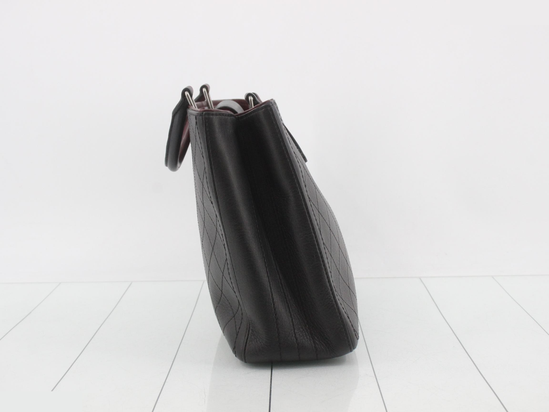 Matelassé Leather 2-Way Handbag — view 4