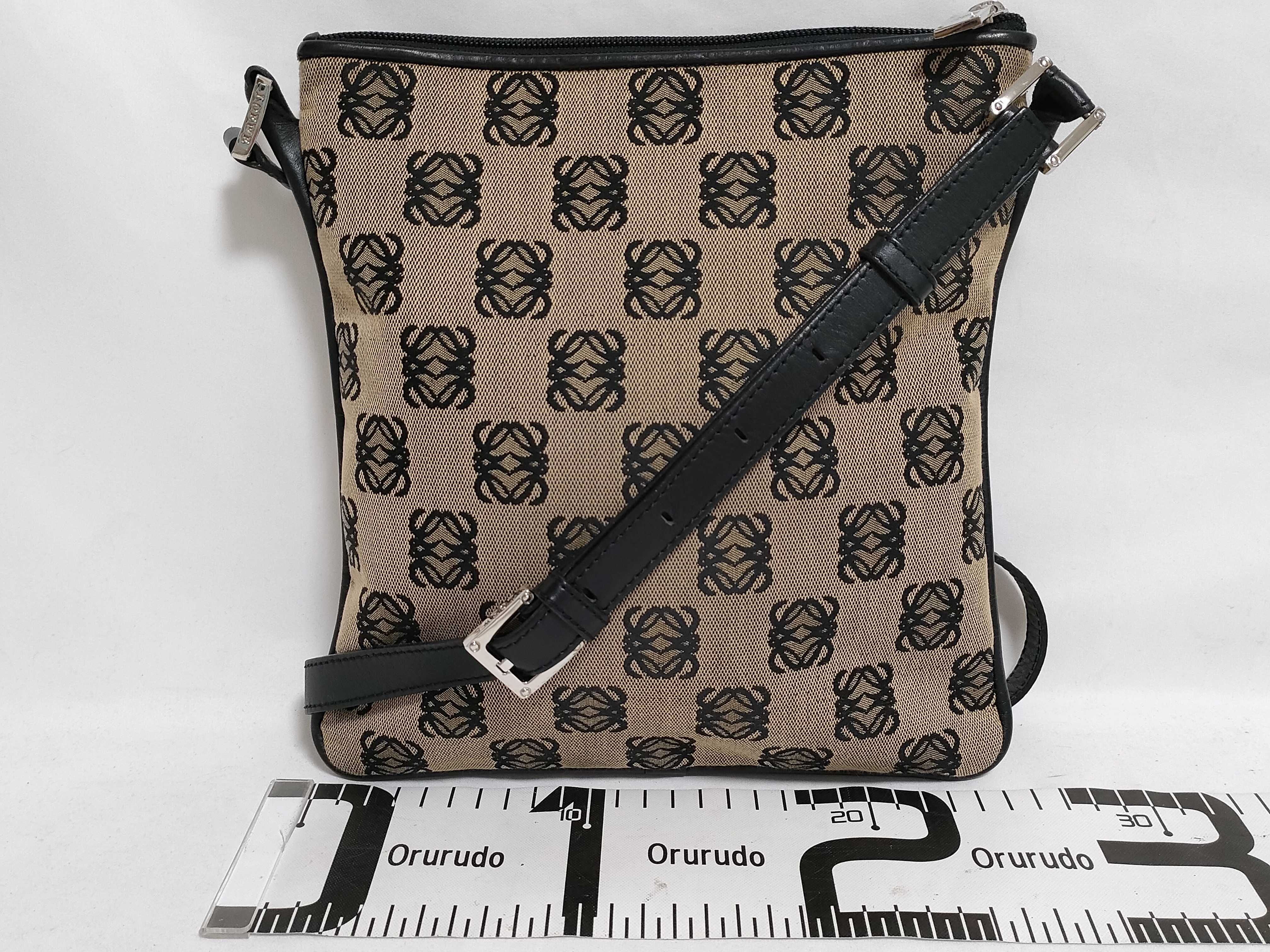 Anagram Canvas Shoulder Bag — view 2