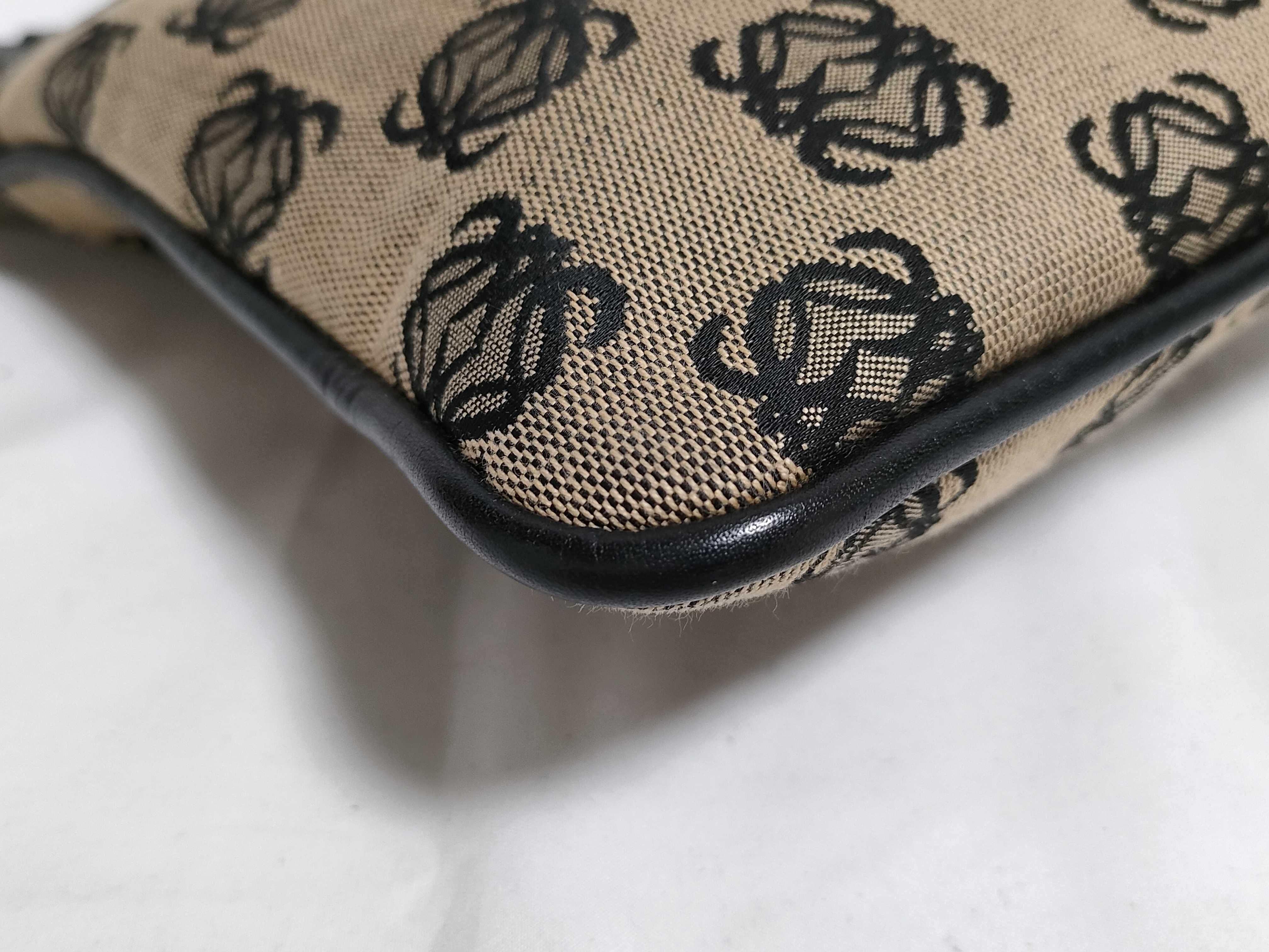 Anagram Canvas Shoulder Bag — view 4