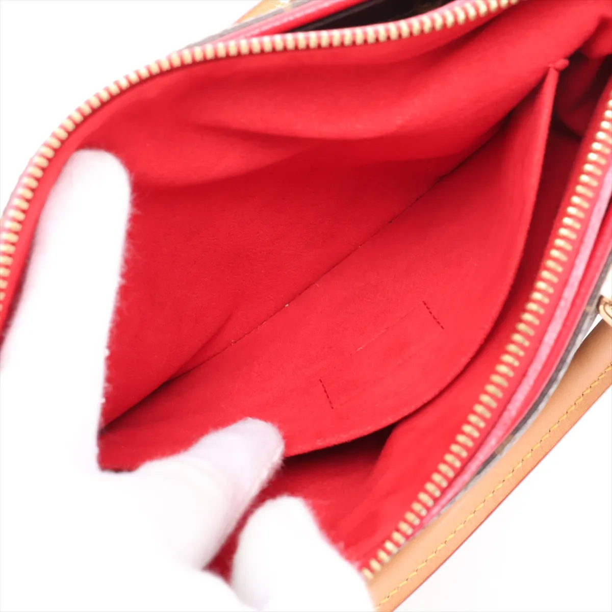Monogram Pallas BB M41241 SN1116 Brown x Red — view 11
