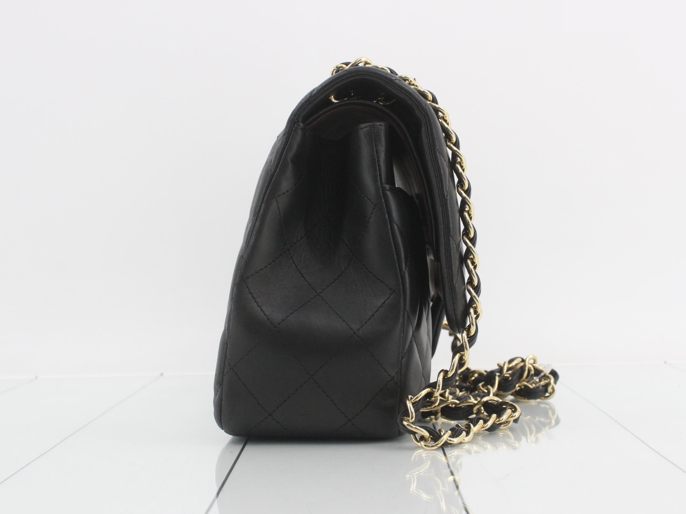 Matelassé 30 Lambskin Double Flap Chain Shoulder Bag — view 4