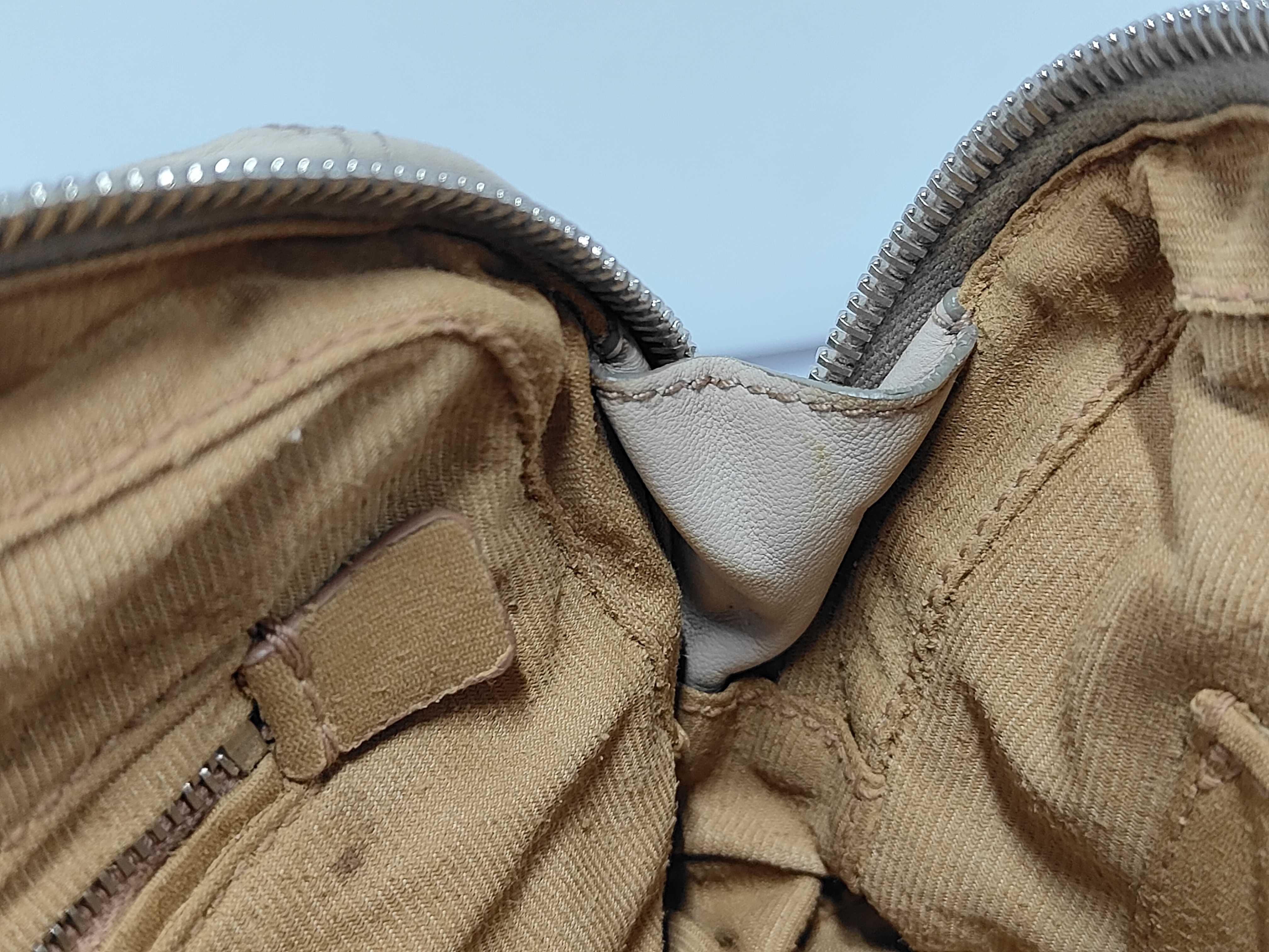 Nappa Gaufre Gathered Chain Shoulder Bag — view 14
