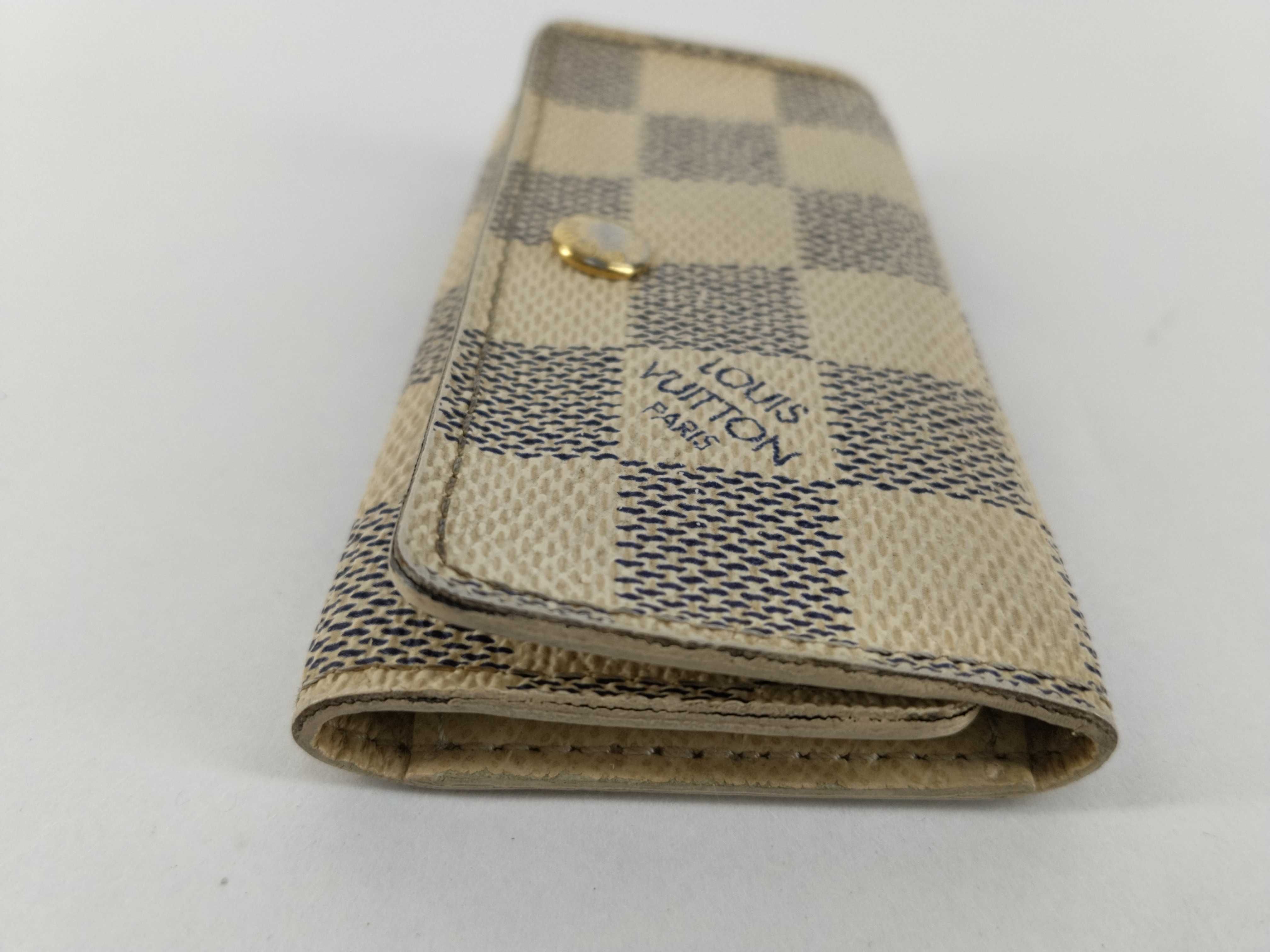 Damier Azur LV Key Case Multicles 4 White — view 4