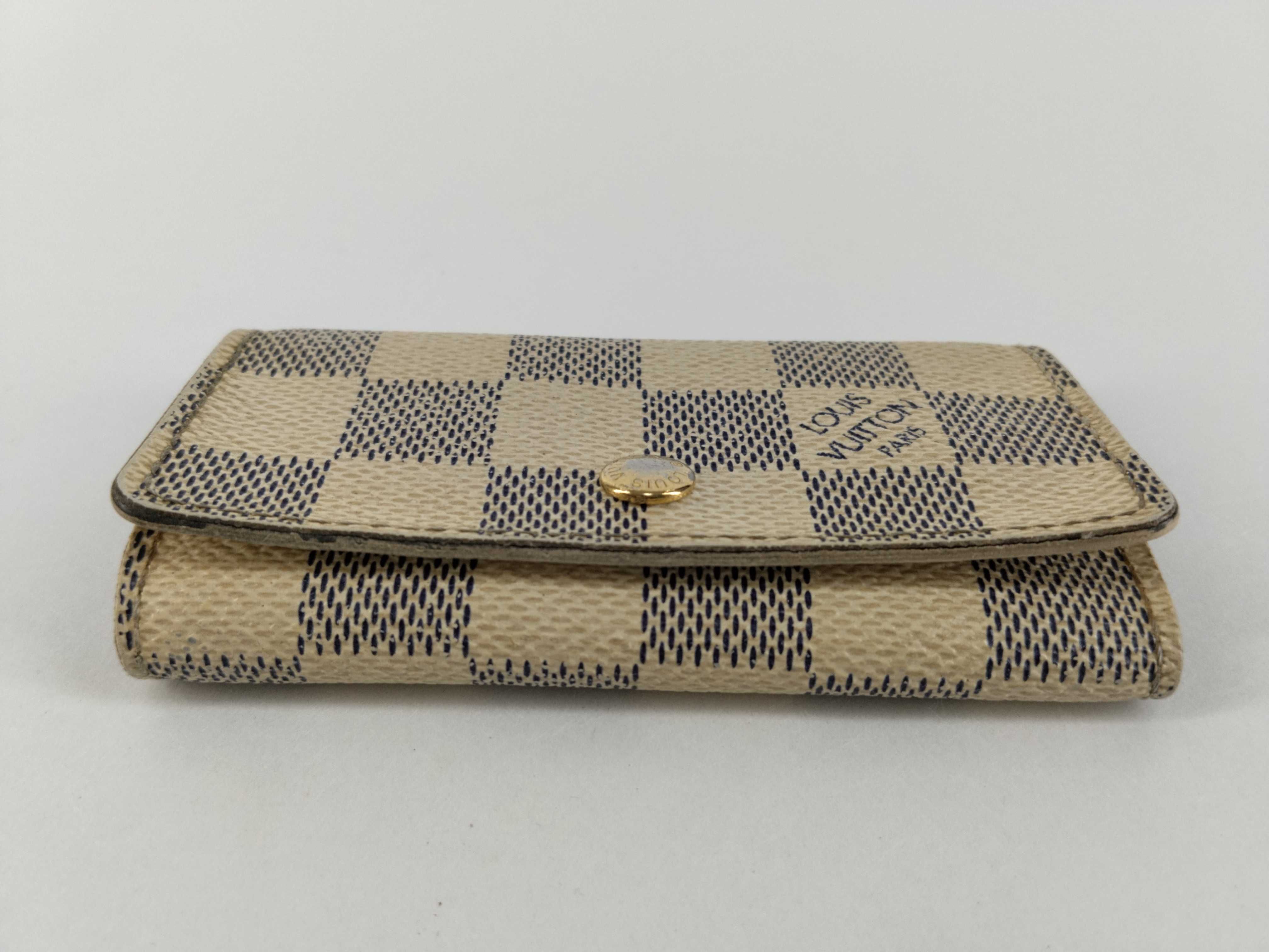 Damier Azur LV Key Case Multicles 4 White — view 5