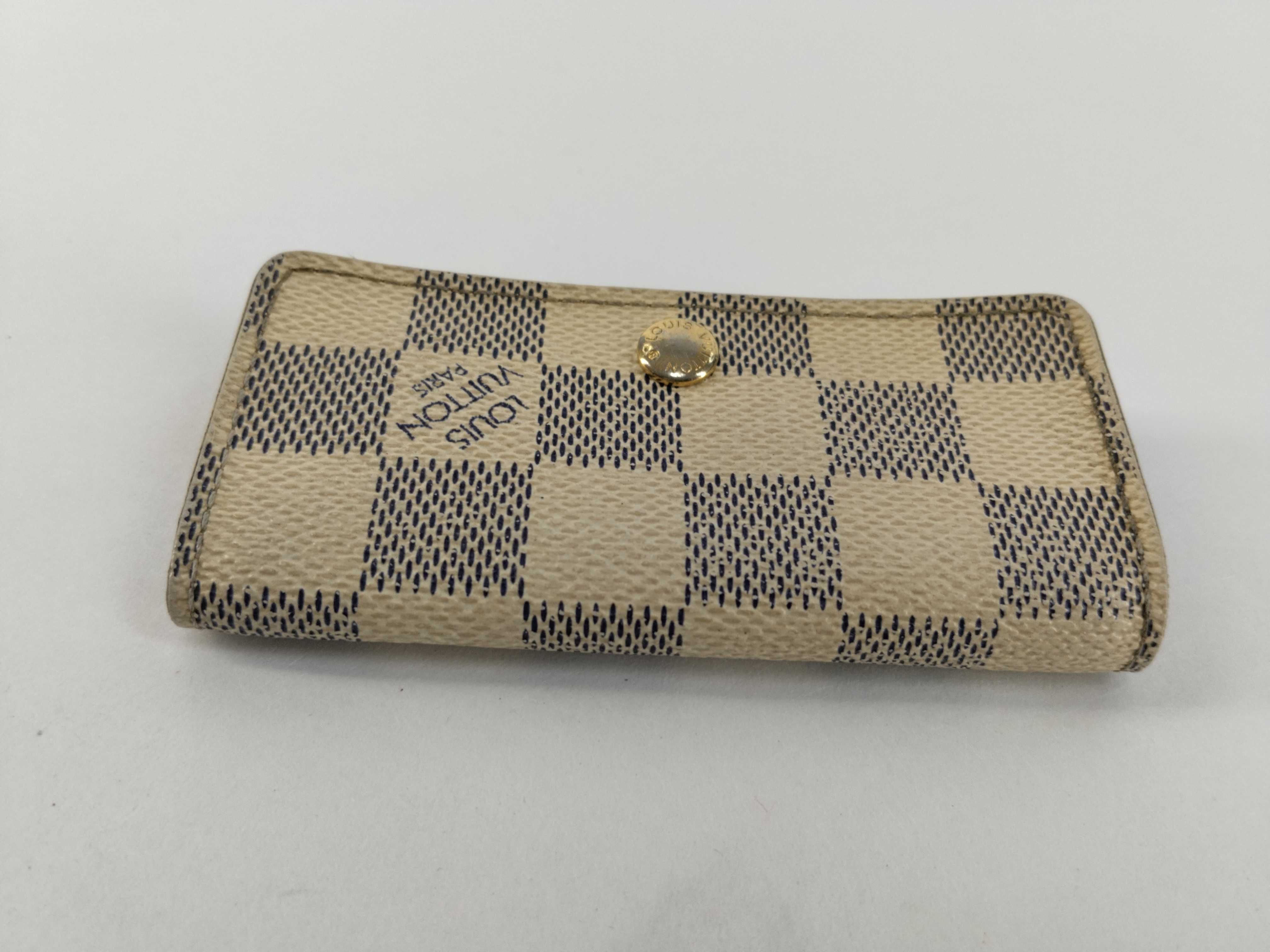 Damier Azur LV Key Case Multicles 4 White — view 7
