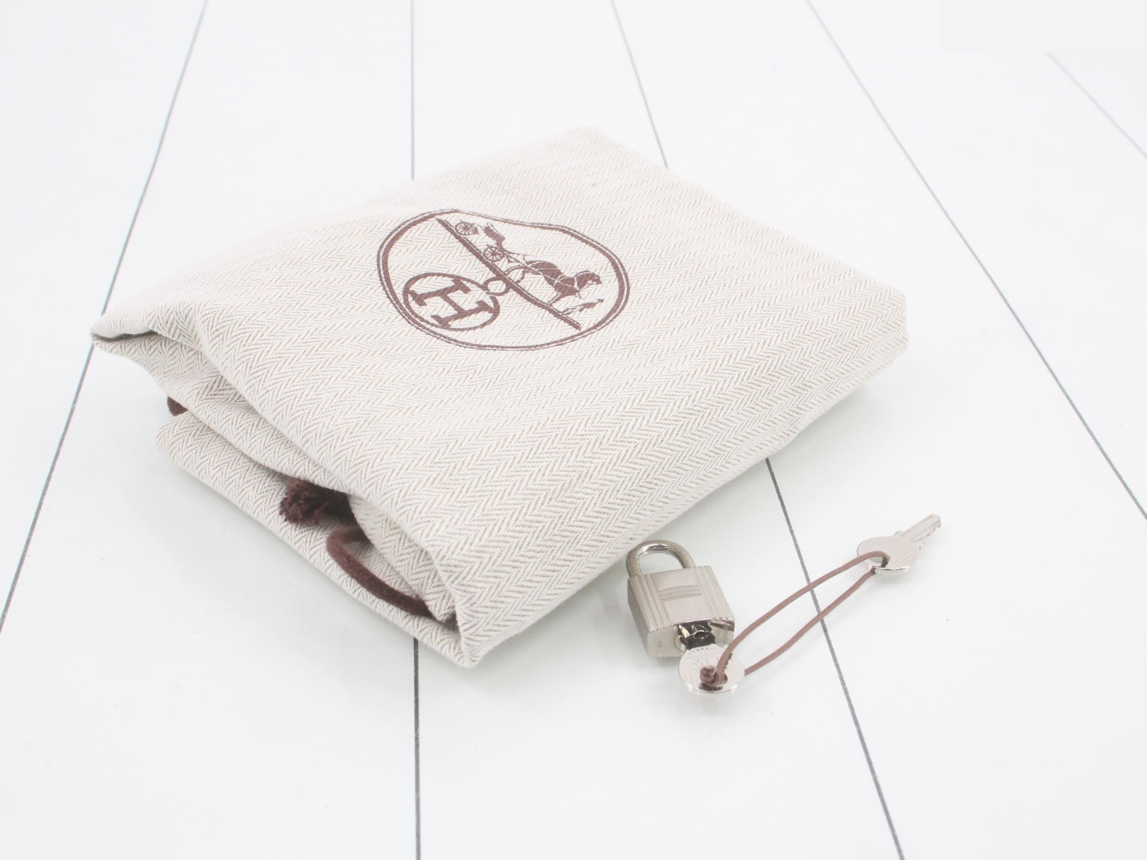 Picotin handbag, silver hardware, D stamp. — view 7
