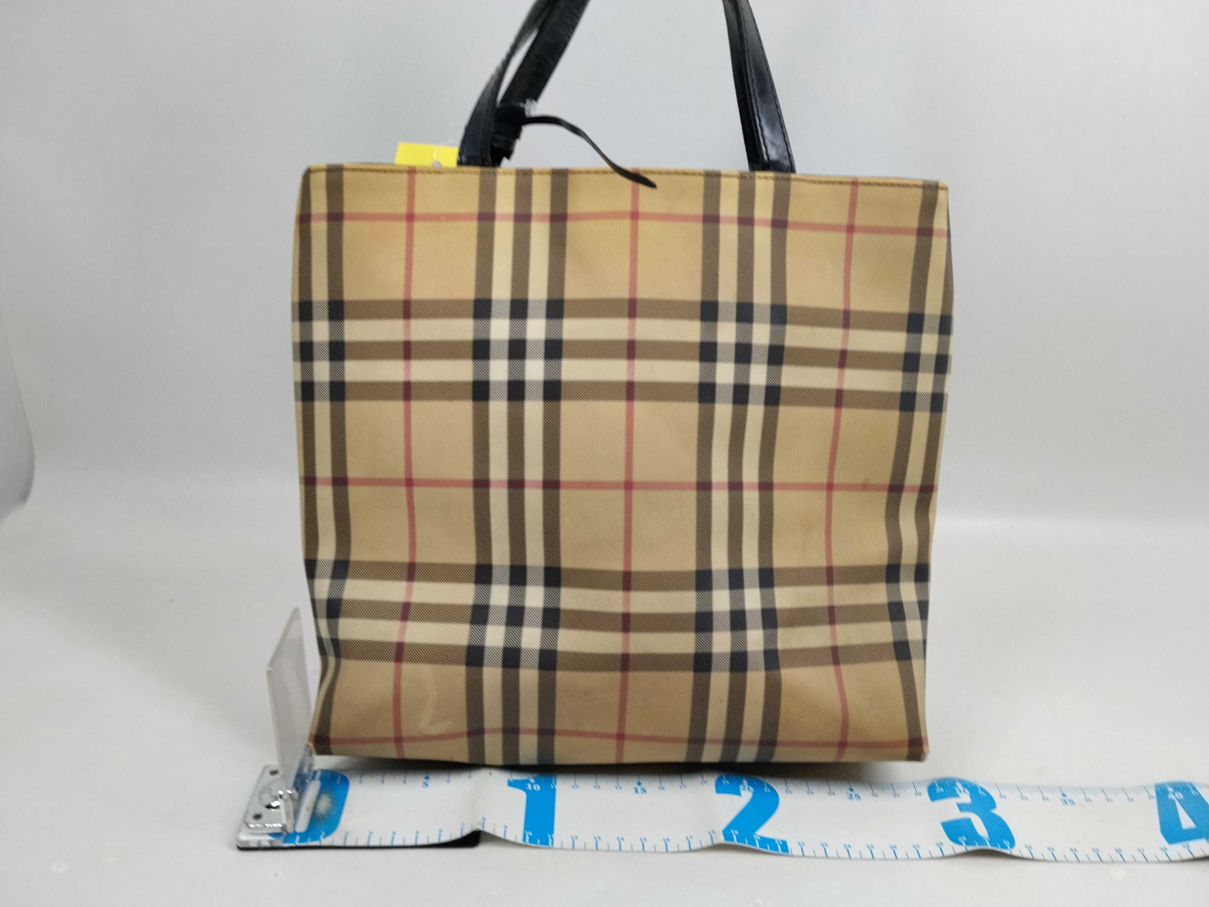 Check Tote PVC Tote Bag — view 2
