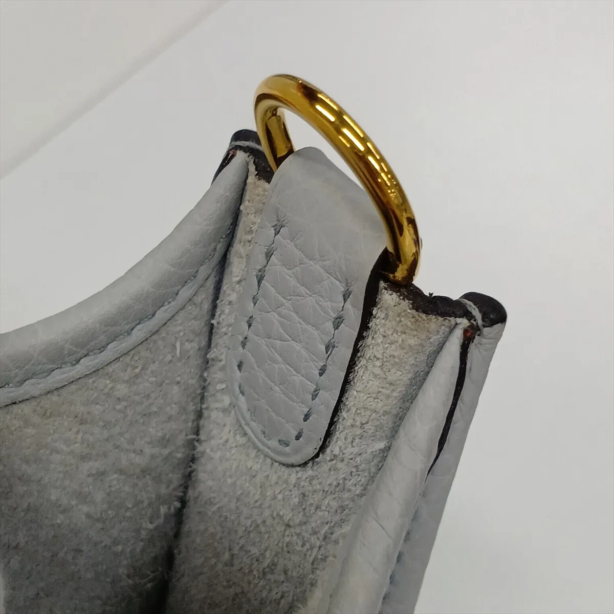 Evelyne 16 TPM Amazon Taurillon Clemence Blue Pale Gold Hardware Z: 2021 — view 9