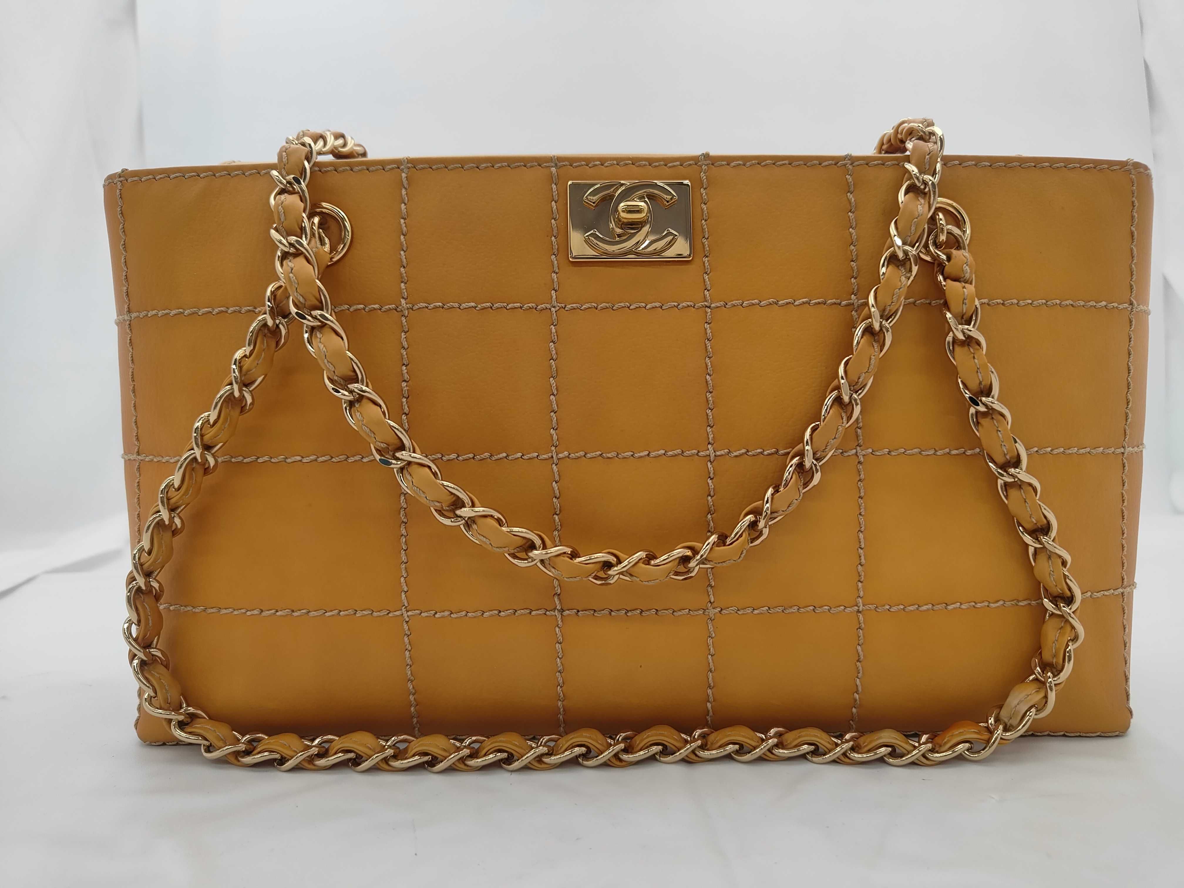Wild Stitch Chocolate Bar Chain Shoulder Bag
