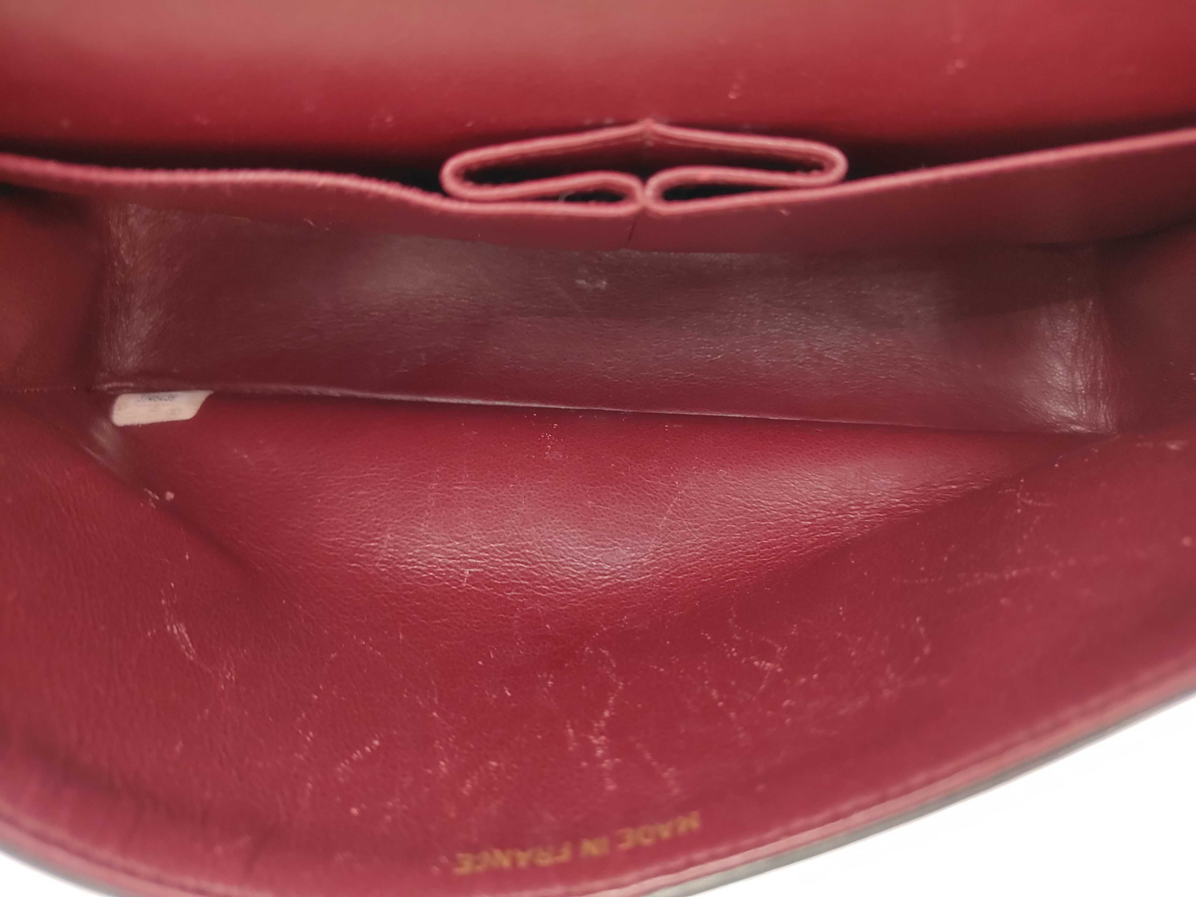 Matelassé Lambskin Double Flap Double Chain Shoulder Bag — view 8