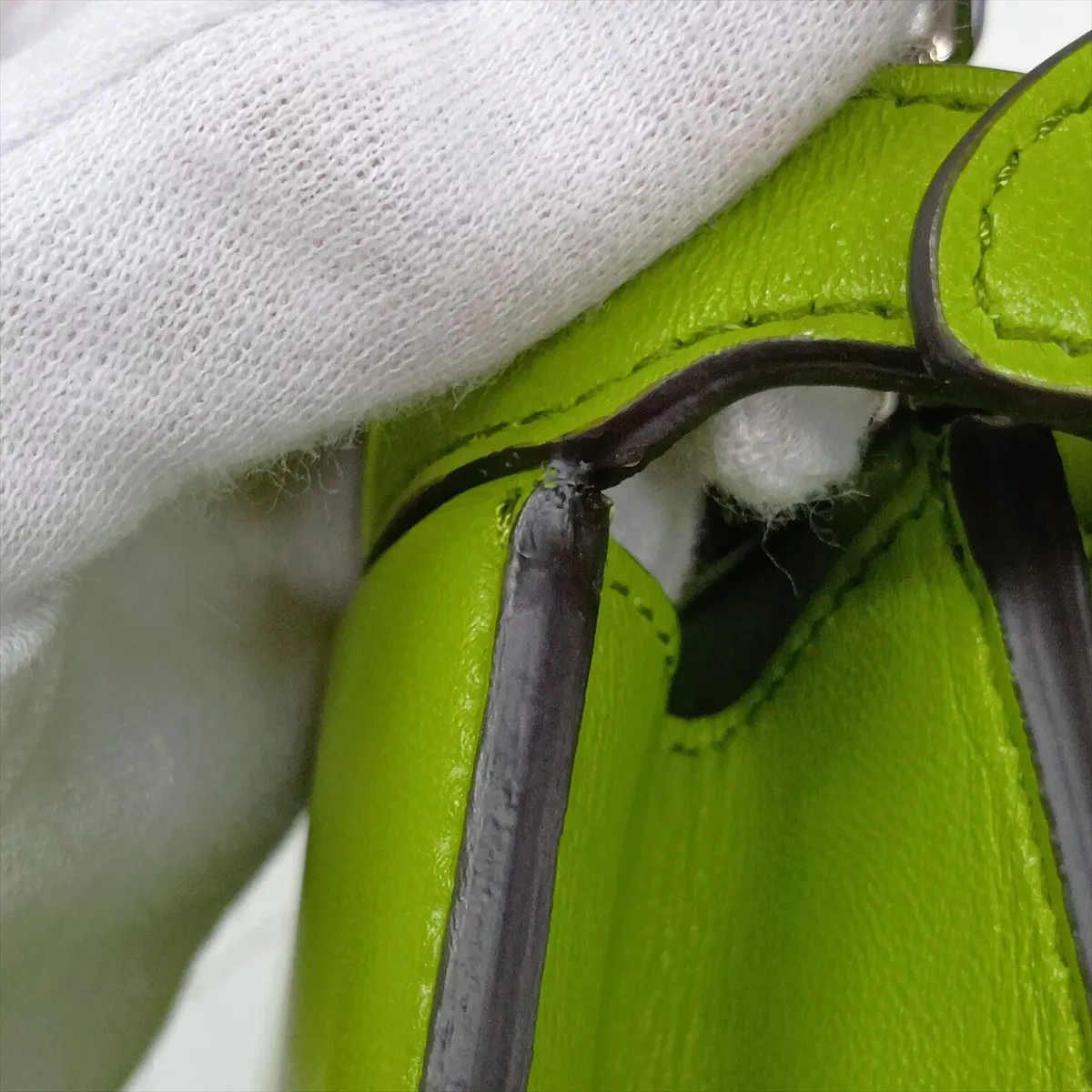 Peekaboo I.U Mini Leather 2-Way Handbag, Green 8BN335 — view 13