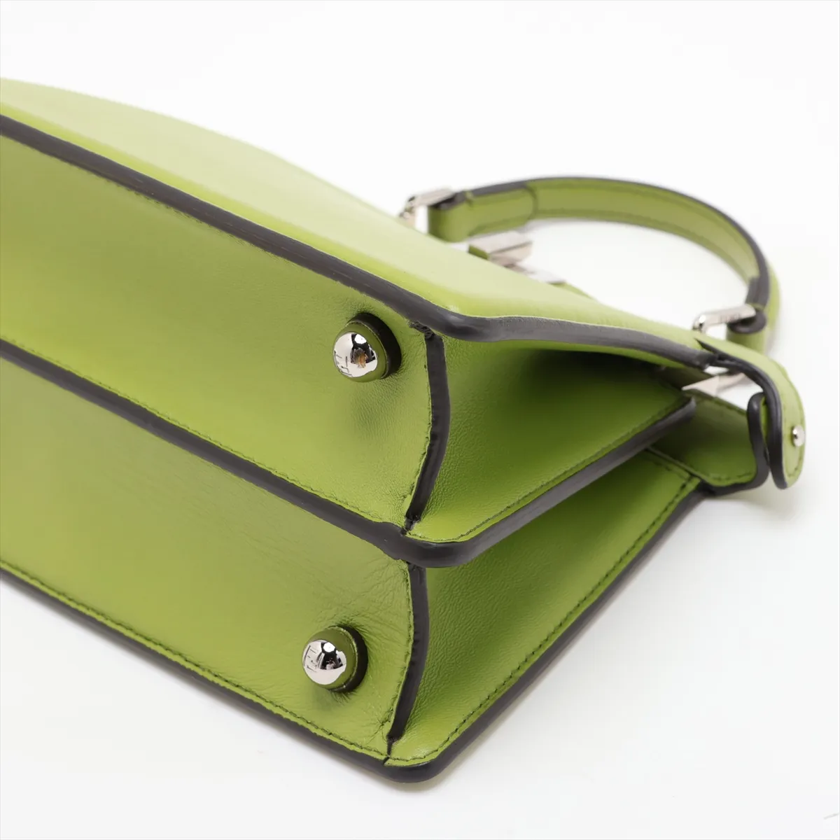 Peekaboo I.U Mini Leather 2-Way Handbag, Green 8BN335 — view 3