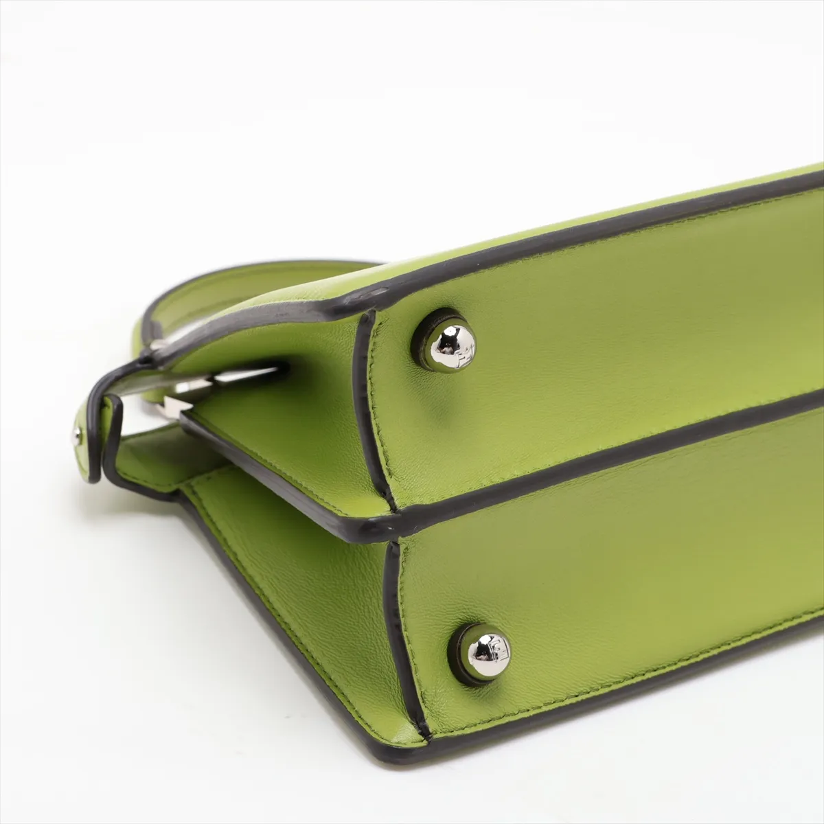 Peekaboo I.U Mini Leather 2-Way Handbag, Green 8BN335 — view 4