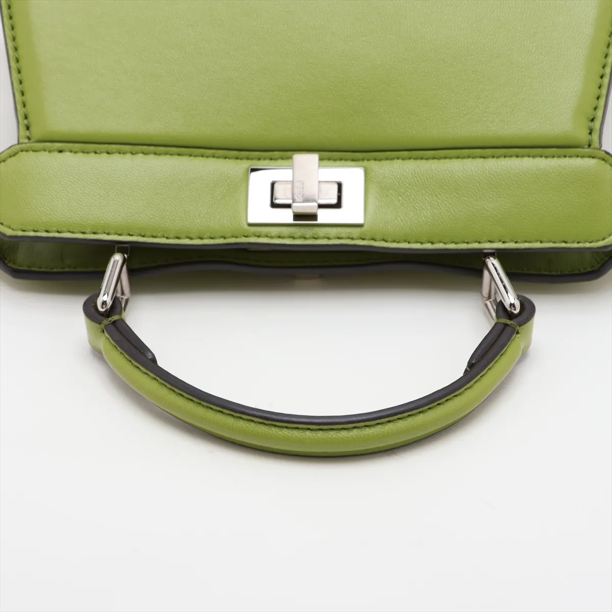 Peekaboo I.U Mini Leather 2-Way Handbag, Green 8BN335 — view 5