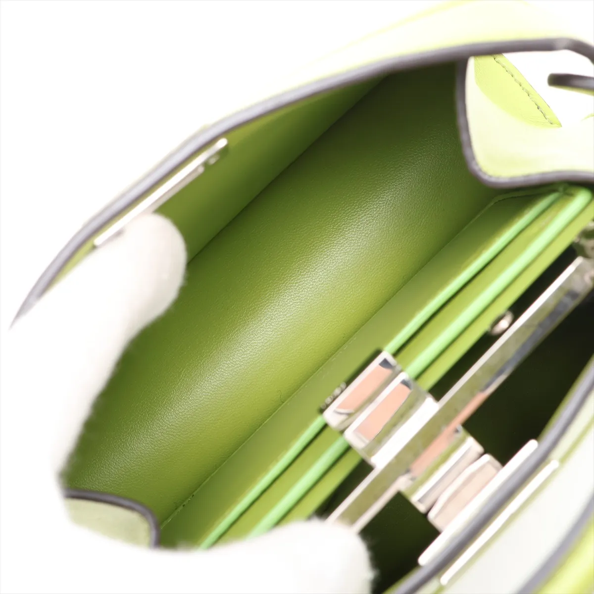 Peekaboo I.U Mini Leather 2-Way Handbag, Green 8BN335 — view 8