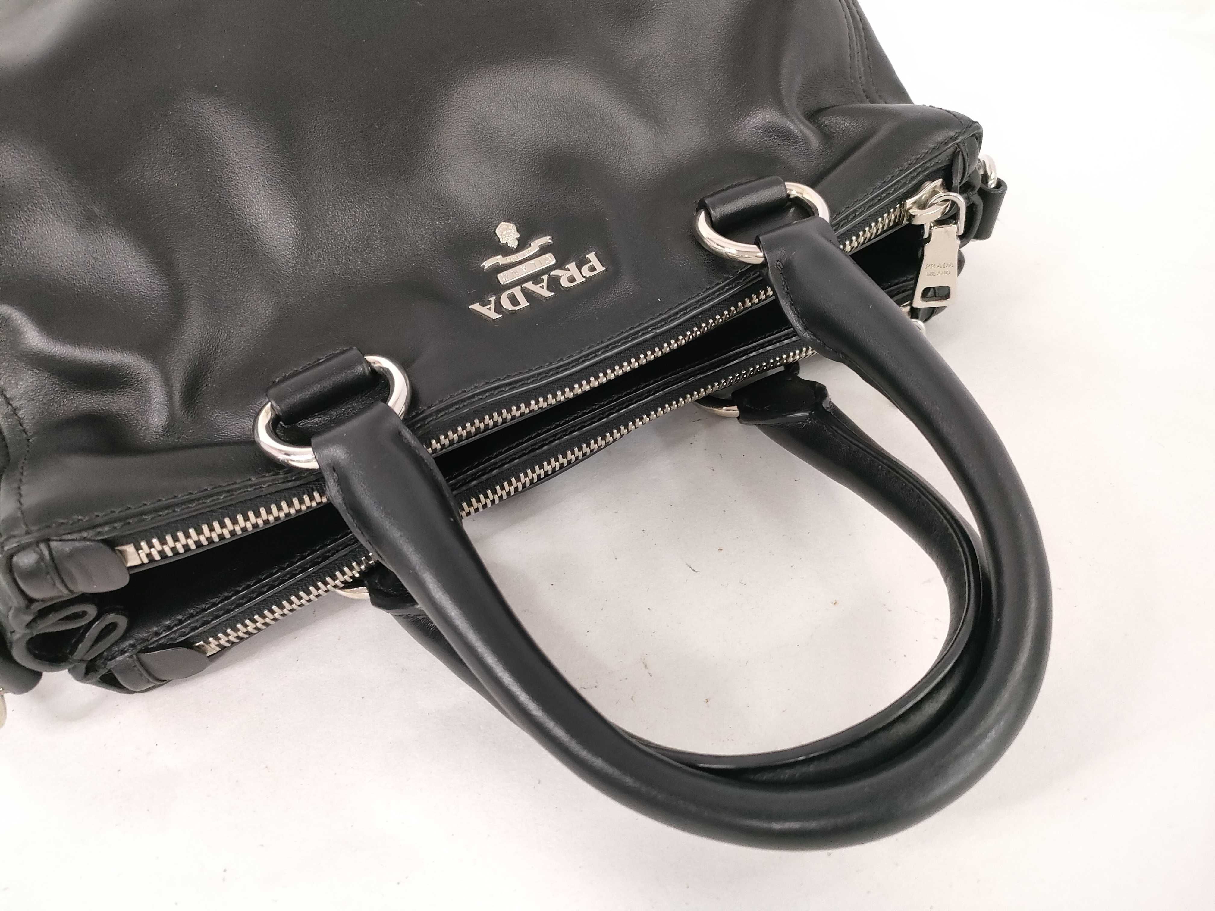 shoulder bag Nero leather black handbag — view 3