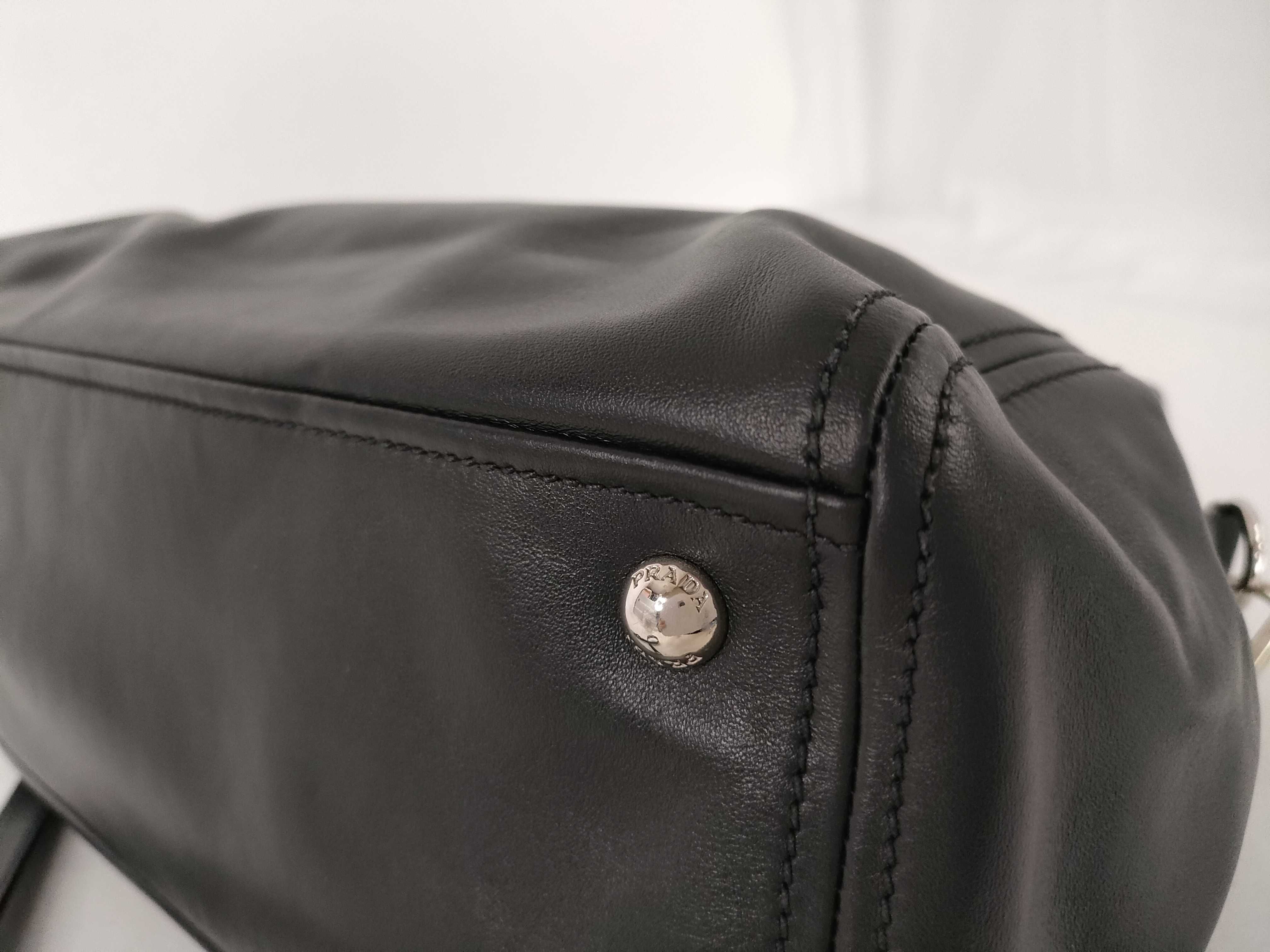 shoulder bag Nero leather black handbag — view 8