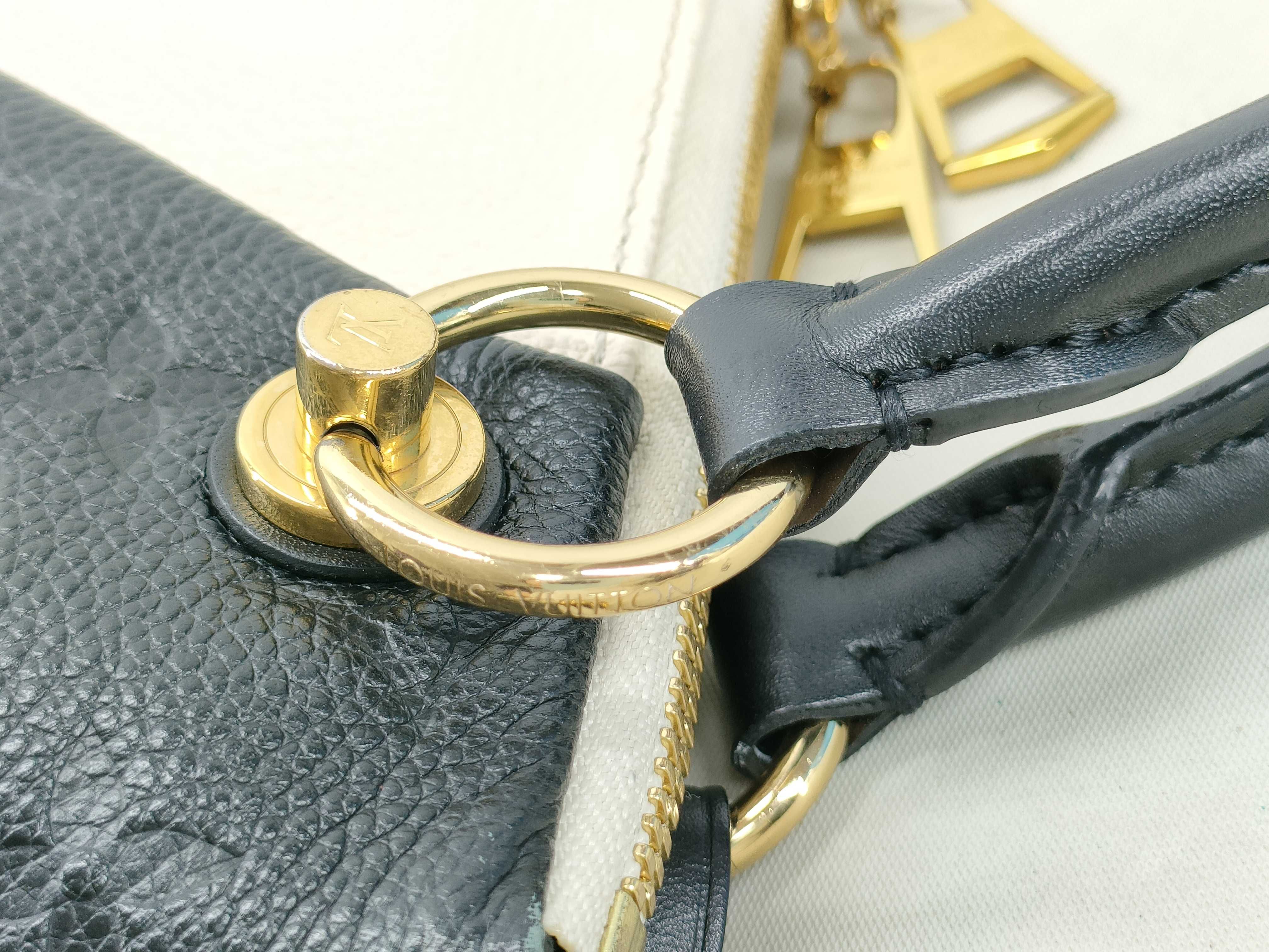Monogram Empreinte LV Empreinte V Tote BB Black x White Handbag — view 7