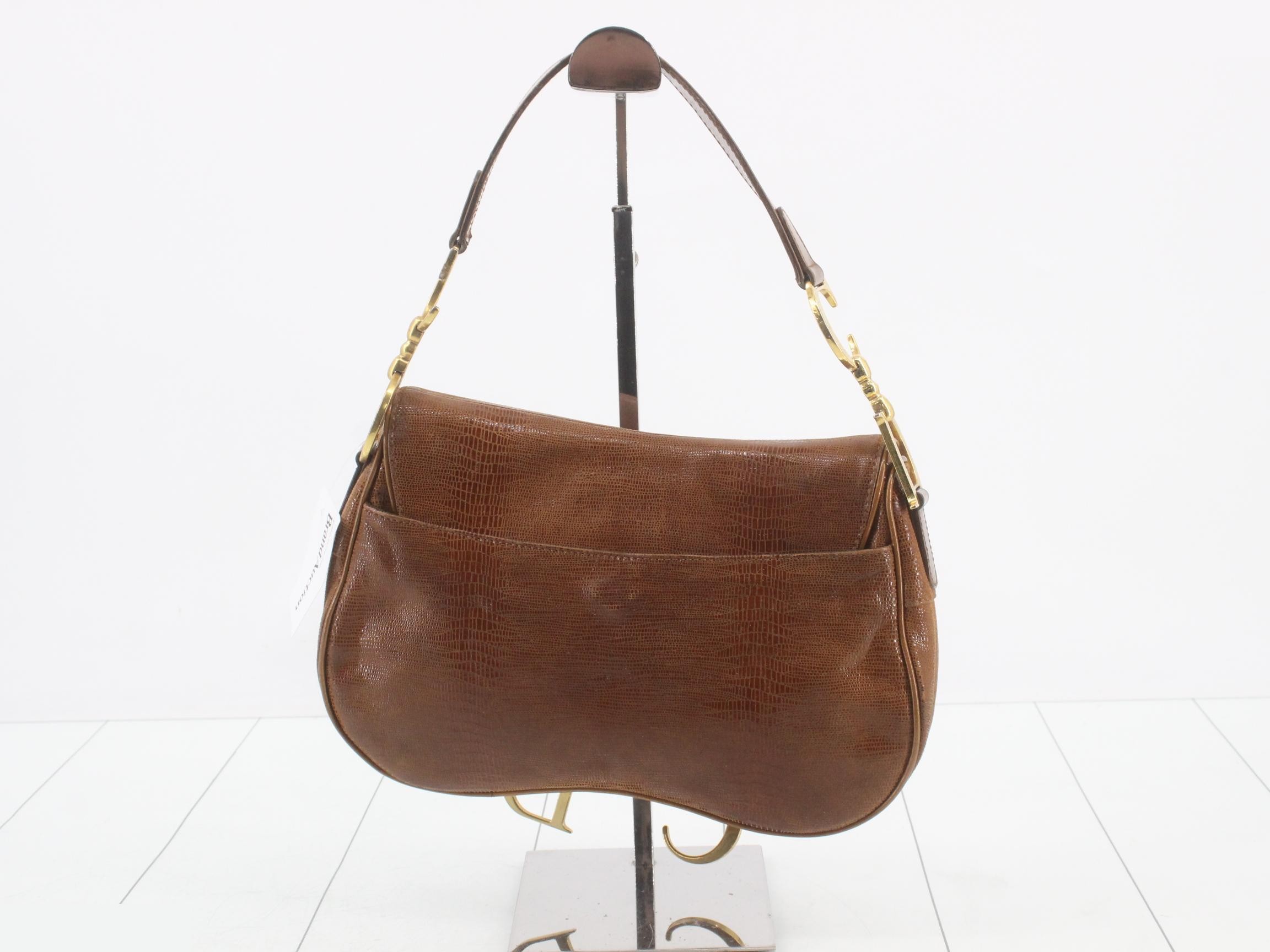 Other lines: Bags & Shoulder Bags, Double Saddle Leather, Brown — view 2