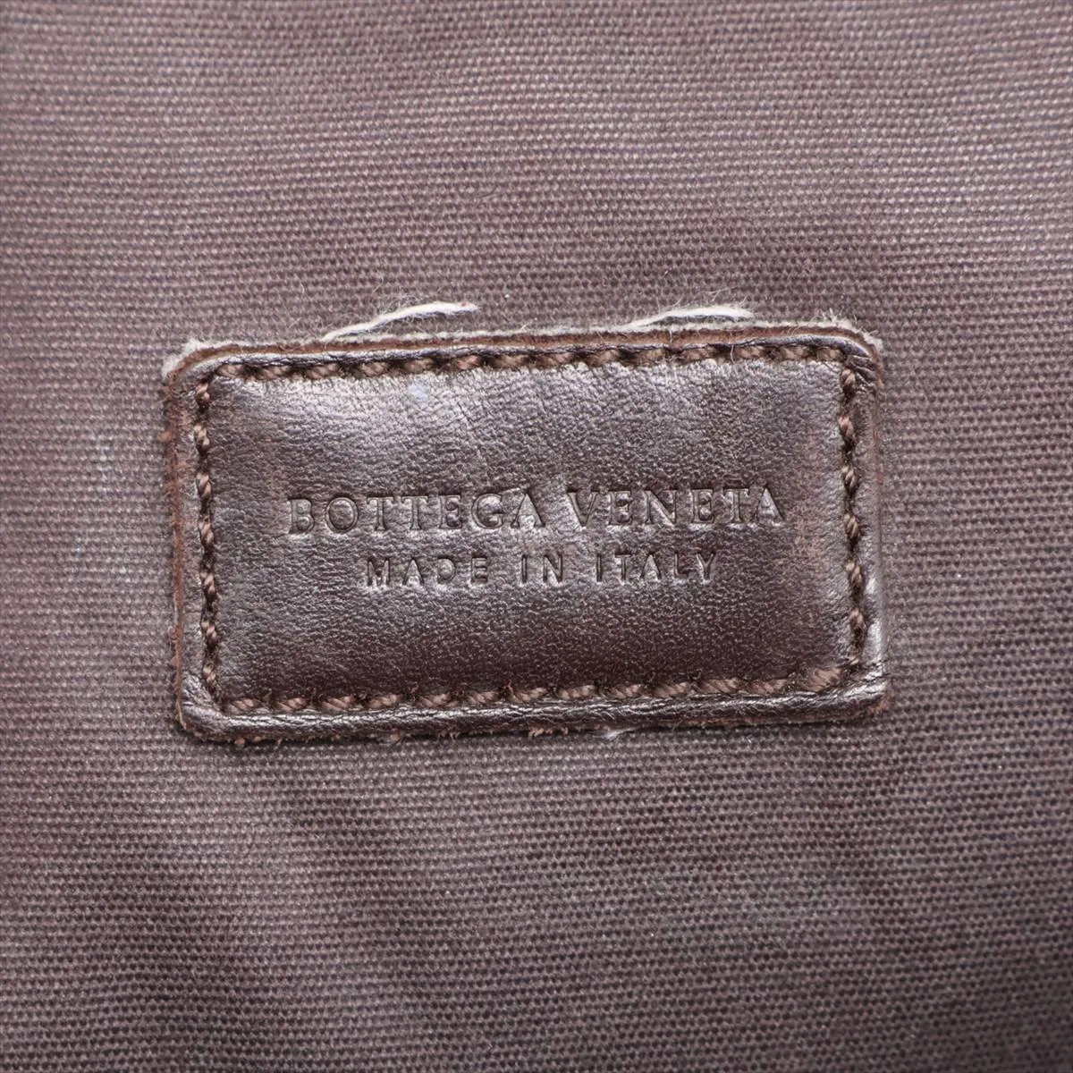 Intrecciato Leather Shoulder Bag, Brown — view 9