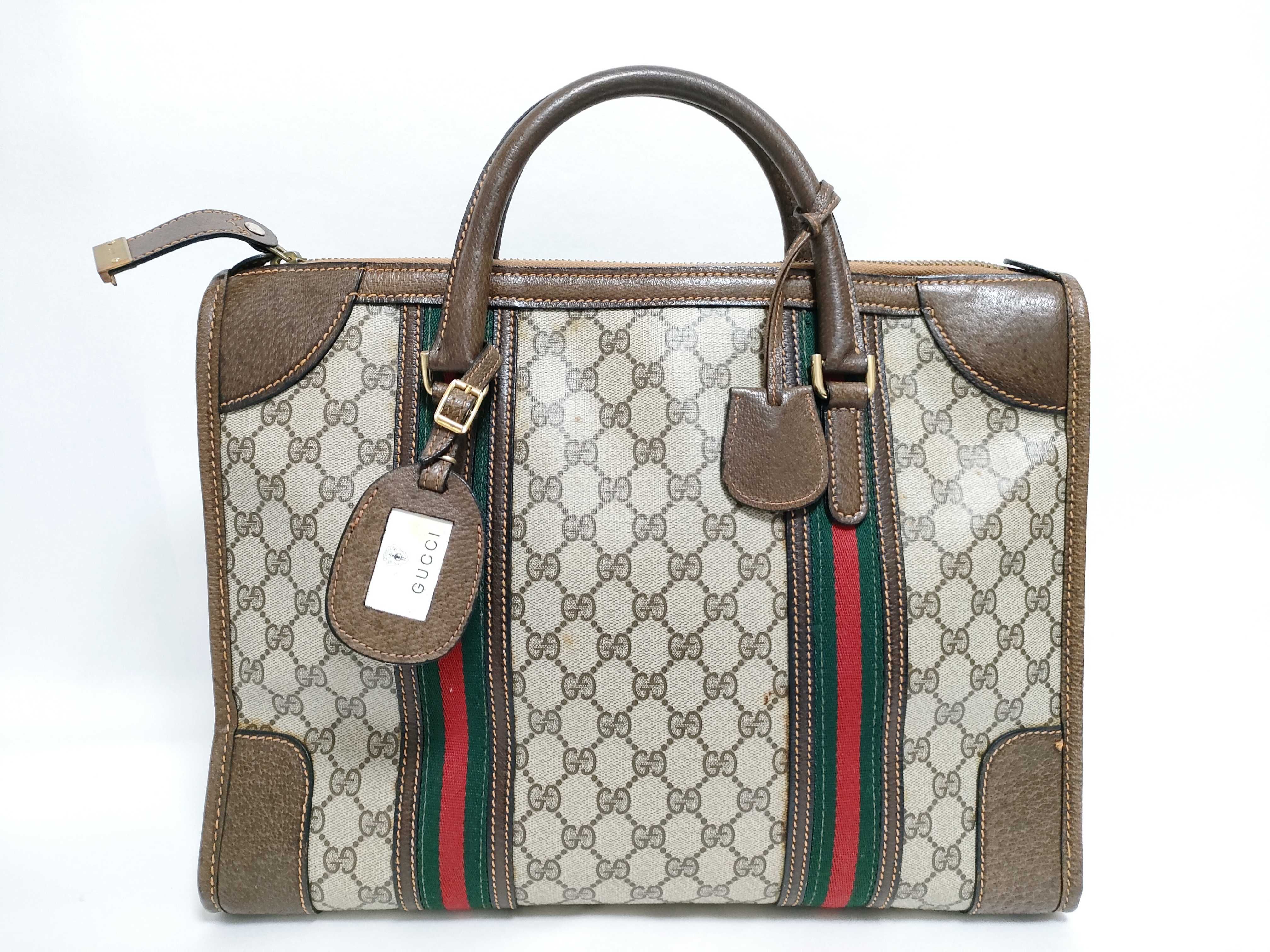 GG Supreme GG Plus Boston Bag Handbag