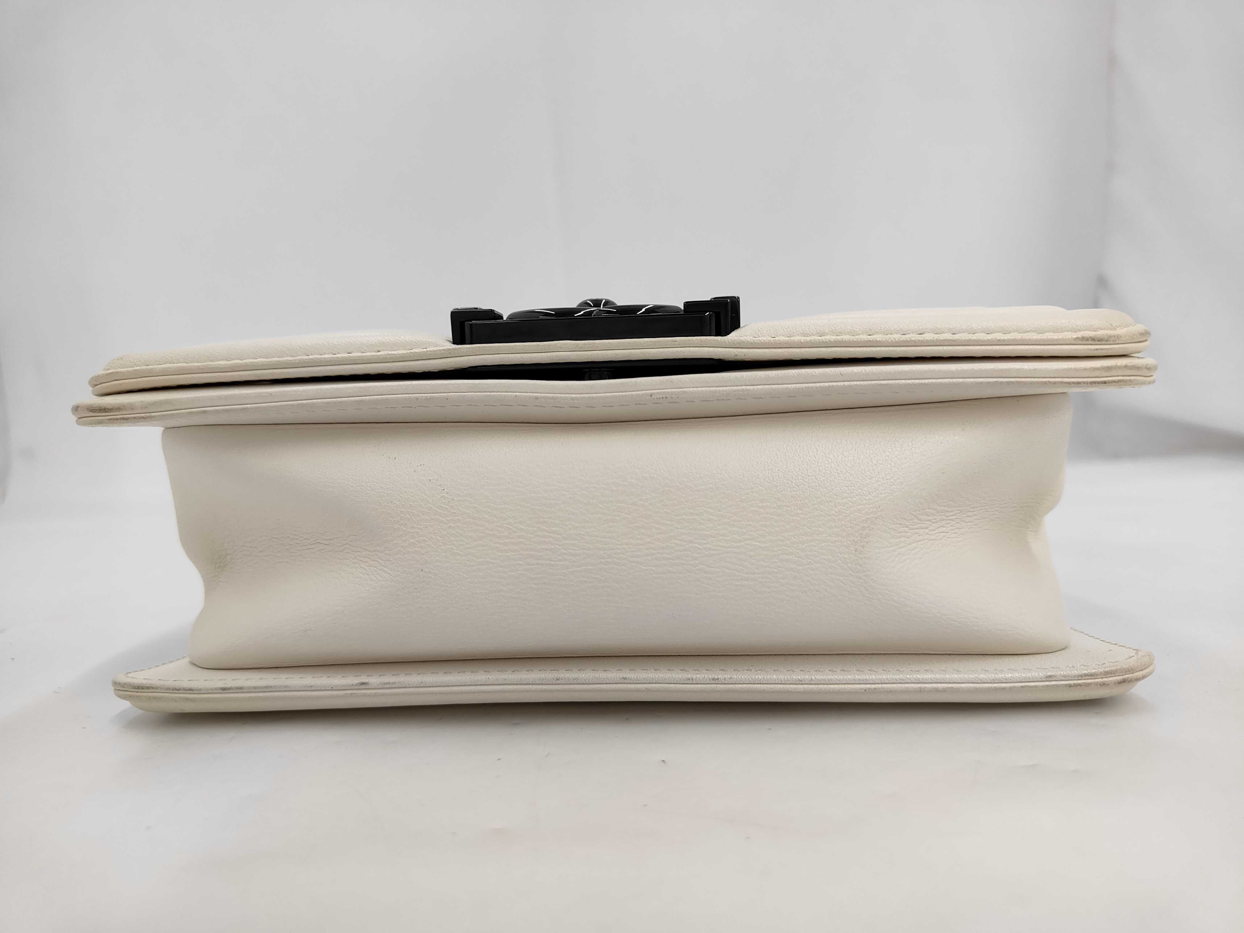 Le Boy Small Aged Silver Hardware Shoulder Bag — view 3