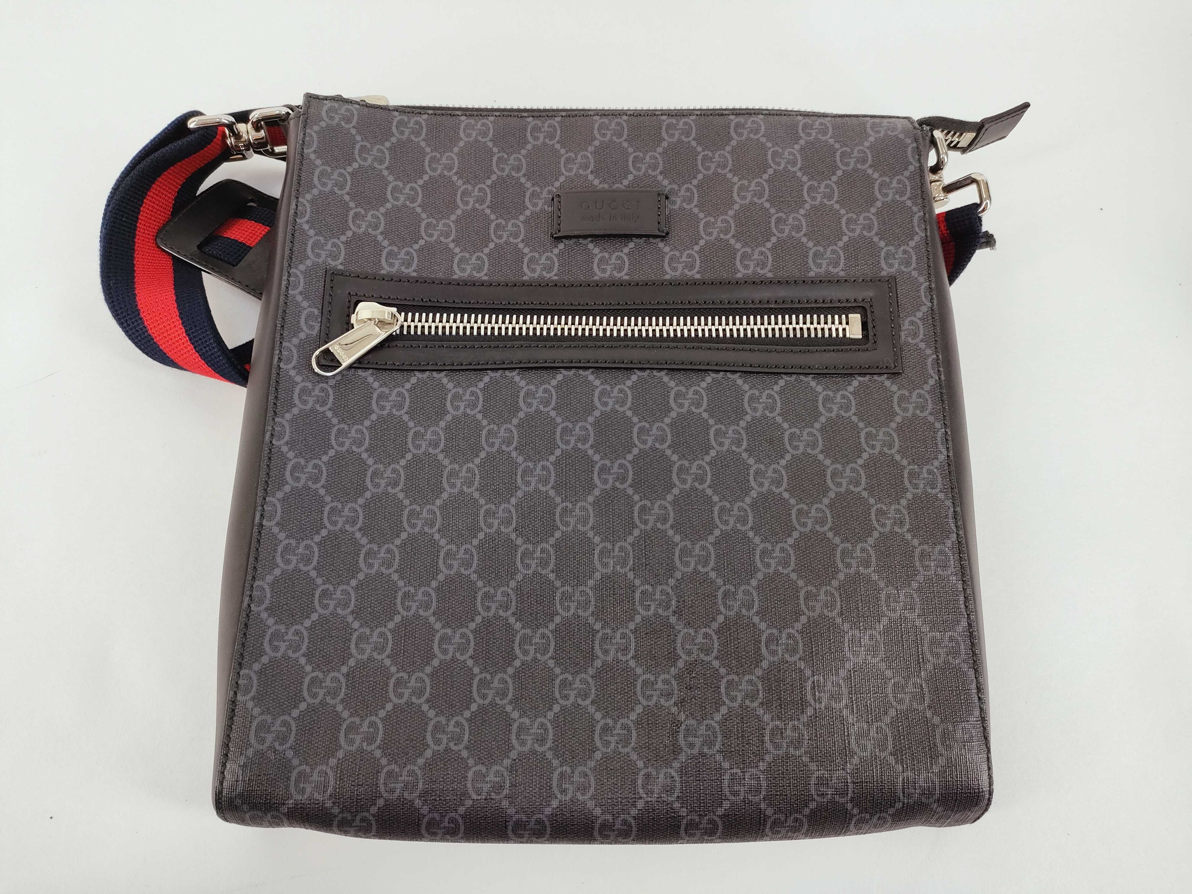 GG Canvas Gucci GG Supreme Shoulder Bag 474137 Black Shoulder Bag