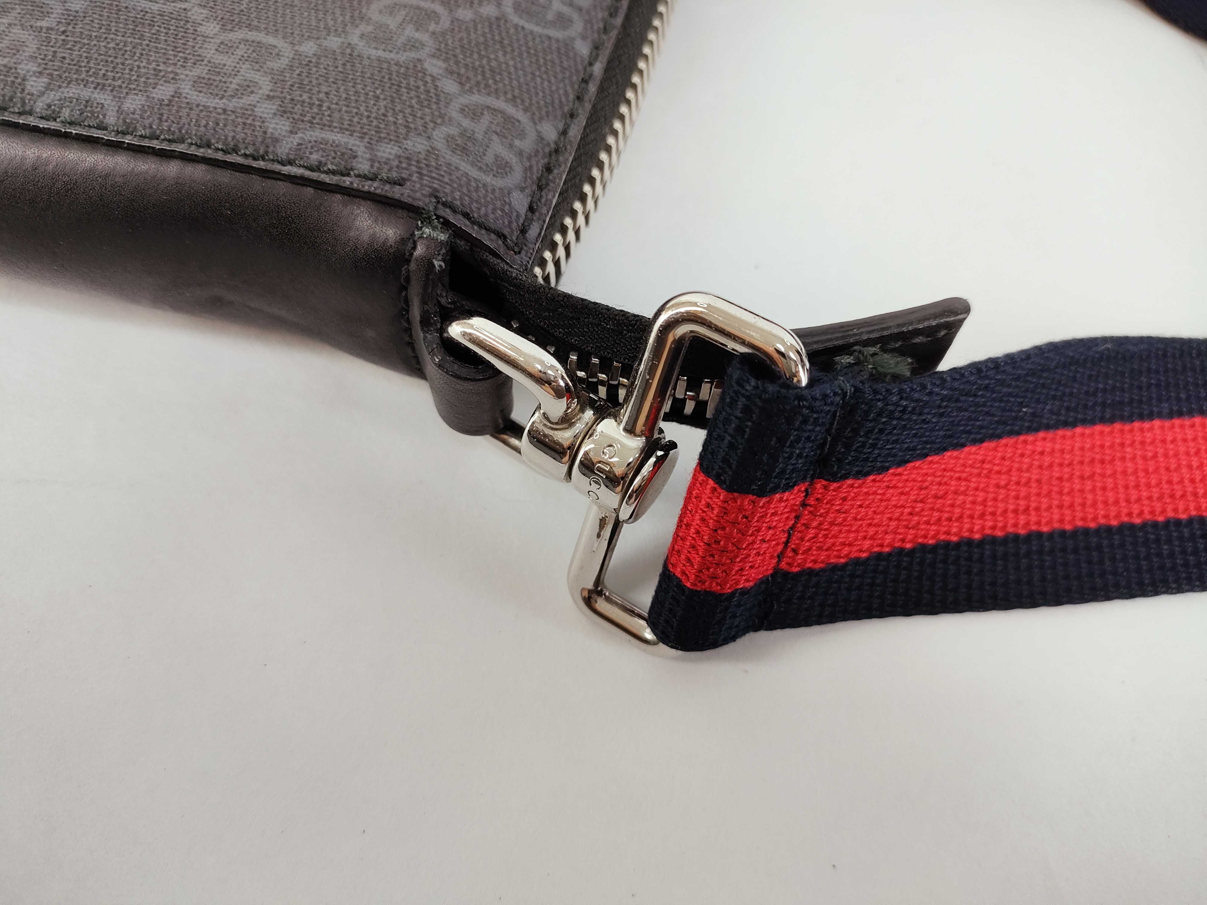 GG Canvas Gucci GG Supreme Shoulder Bag 474137 Black Shoulder Bag — view 5
