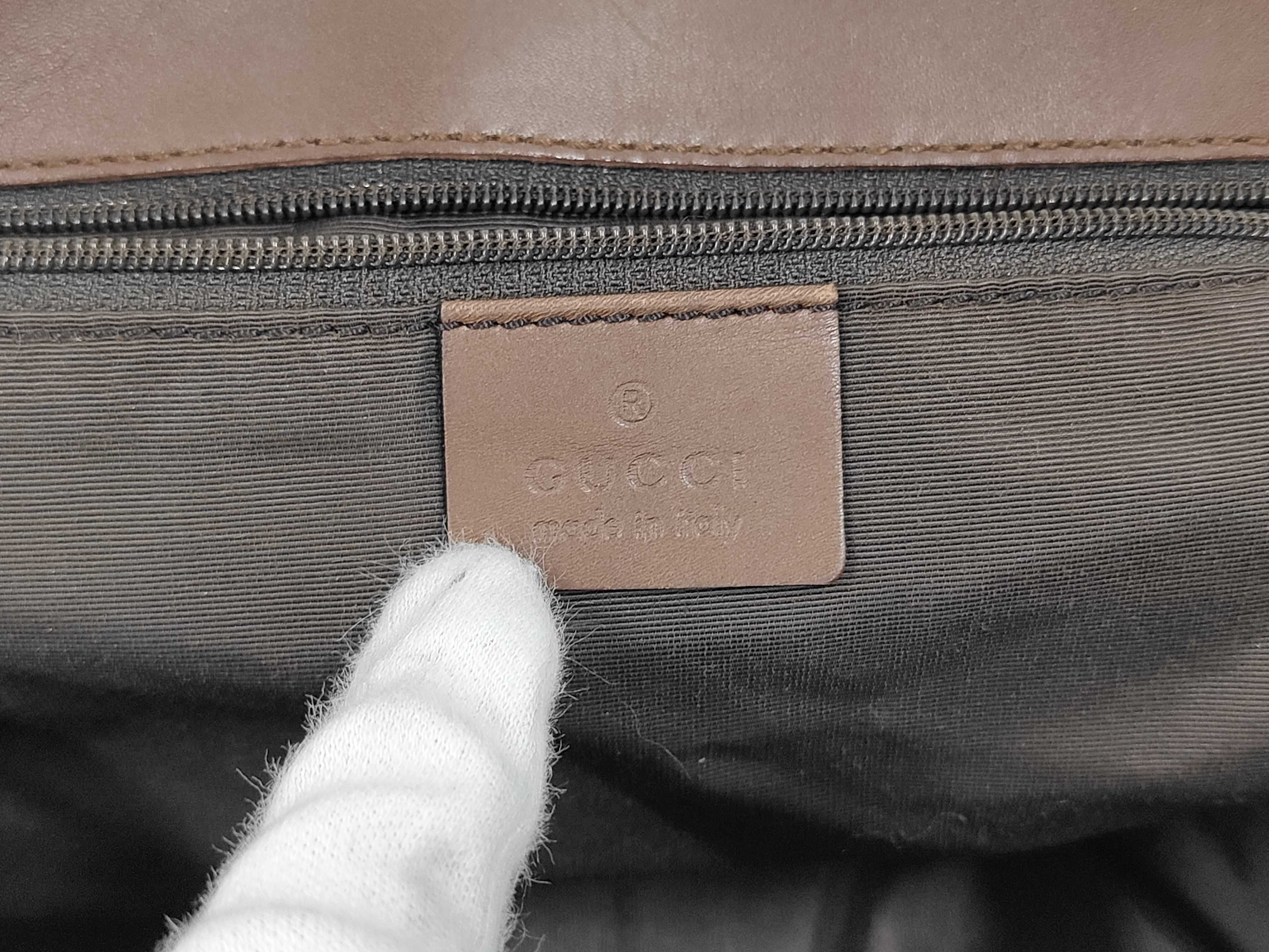 Leather Handbag, Beige, 90643, Shoulder Bag — view 9