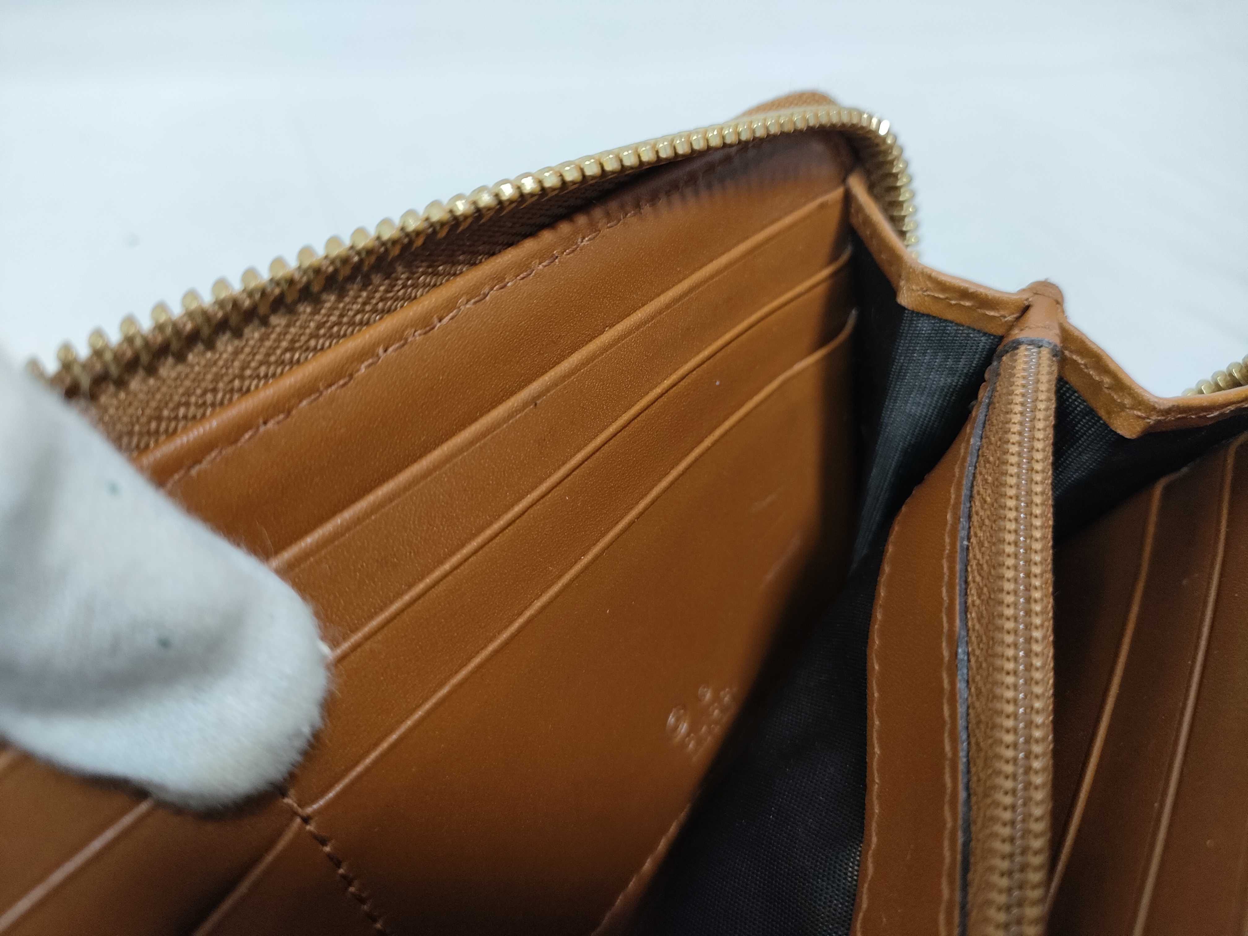 GG Supreme Round Zipper Long Wallet — view 11