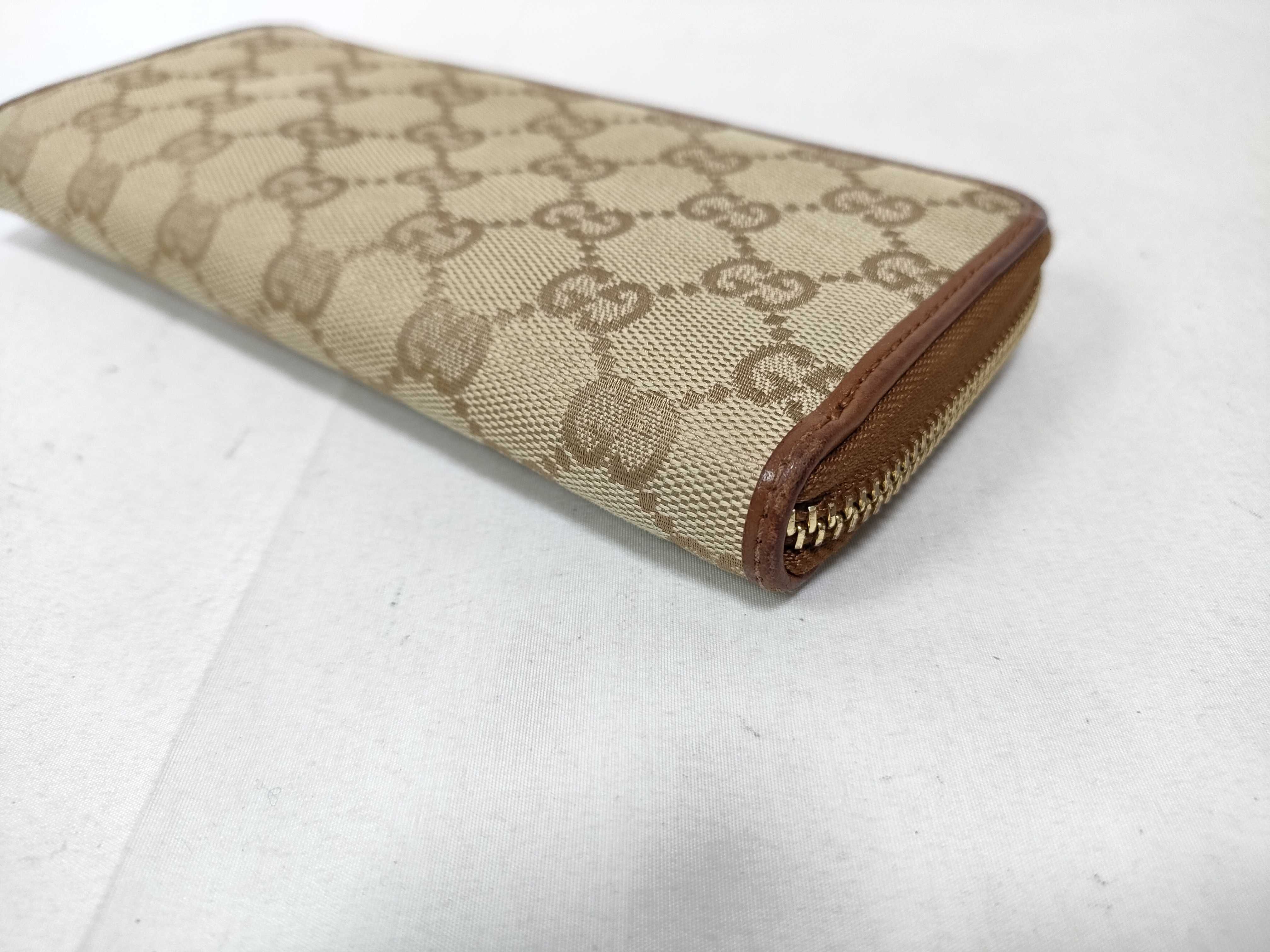 GG Supreme Round Zipper Long Wallet — view 3