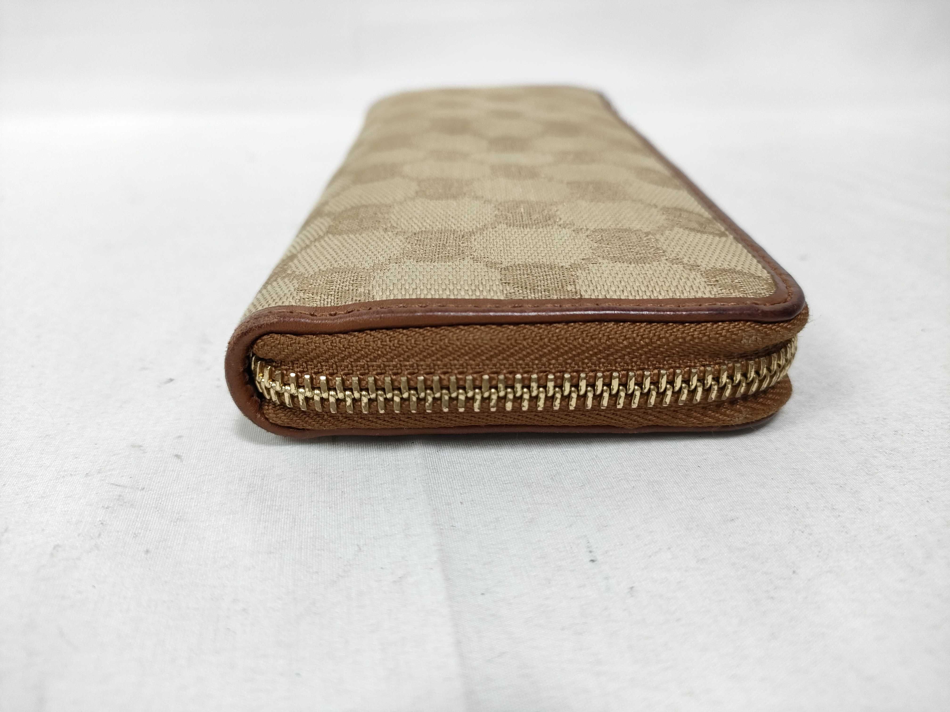 GG Supreme Round Zipper Long Wallet — view 4