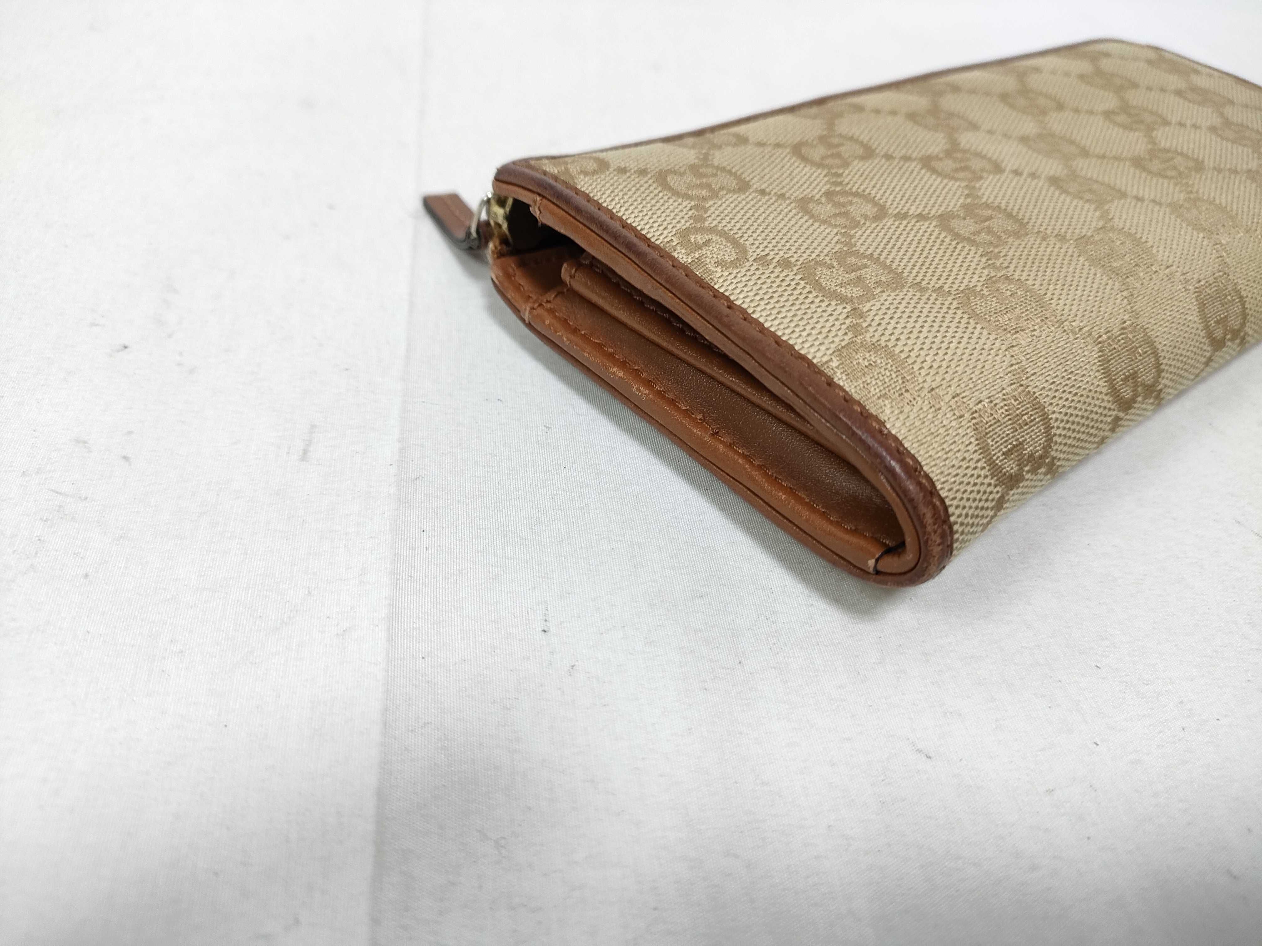 GG Supreme Round Zipper Long Wallet — view 6