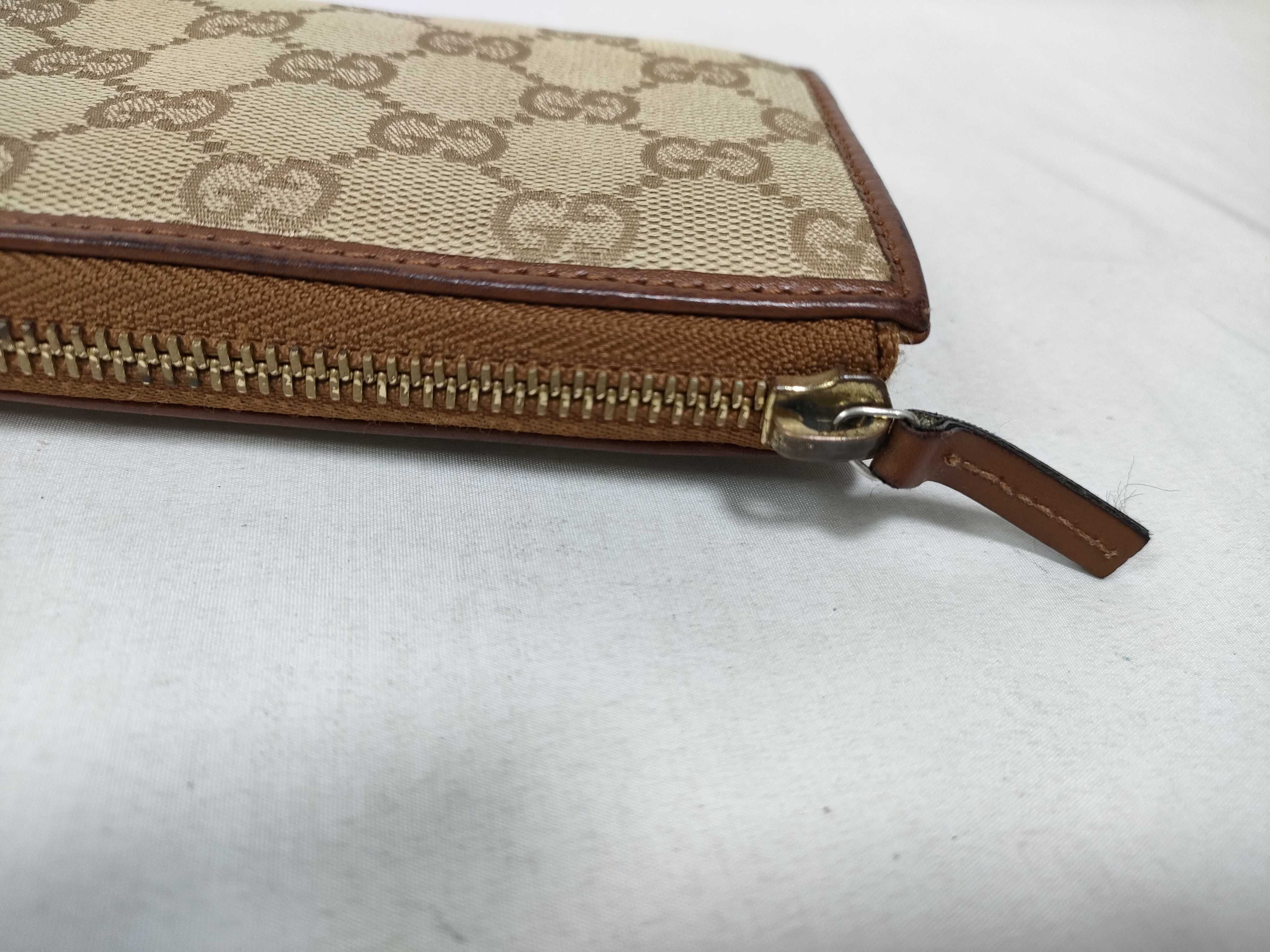 GG Supreme Round Zipper Long Wallet — view 7