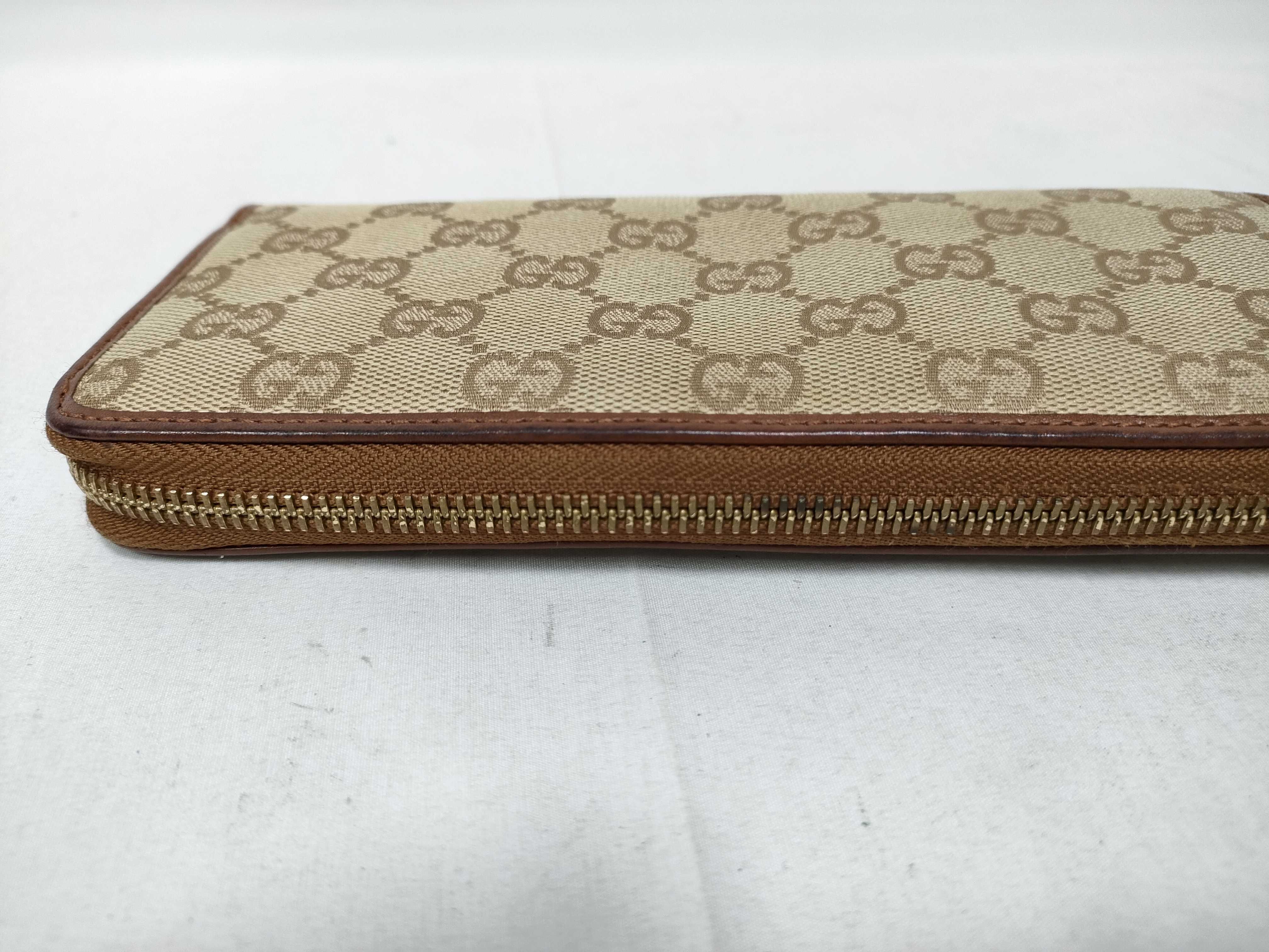 GG Supreme Round Zipper Long Wallet — view 8