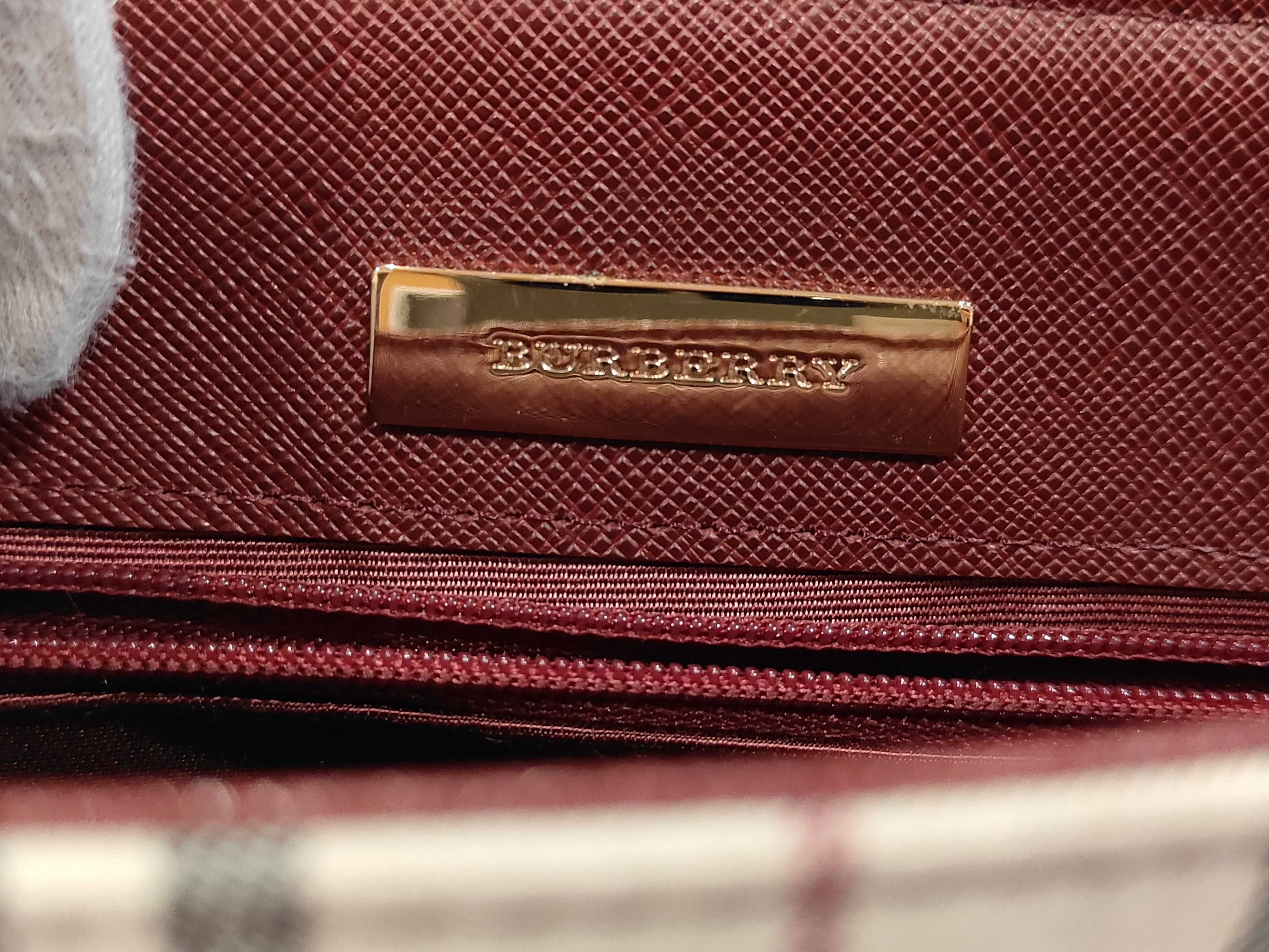 Nova Check Leather Tote Shoulder Bag — view 12