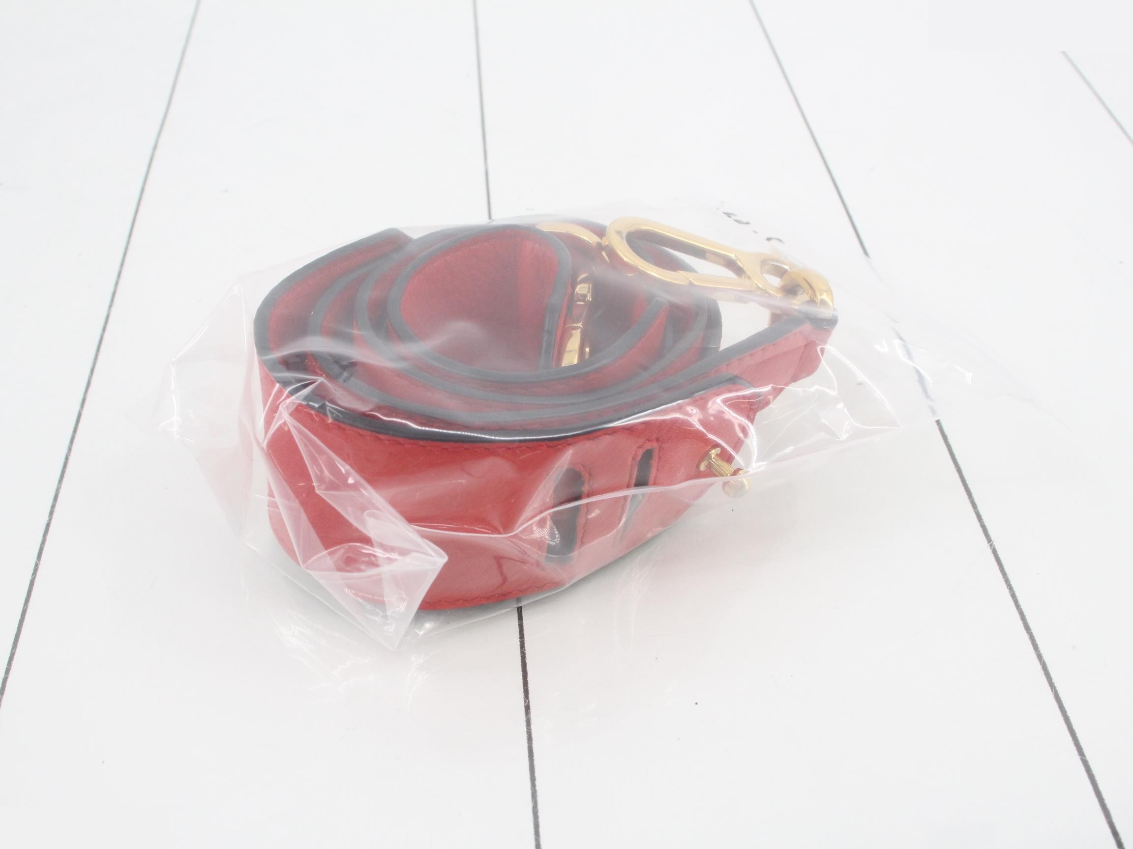 Puzzle Bag Leather 2-Way Handbag Red — view 7