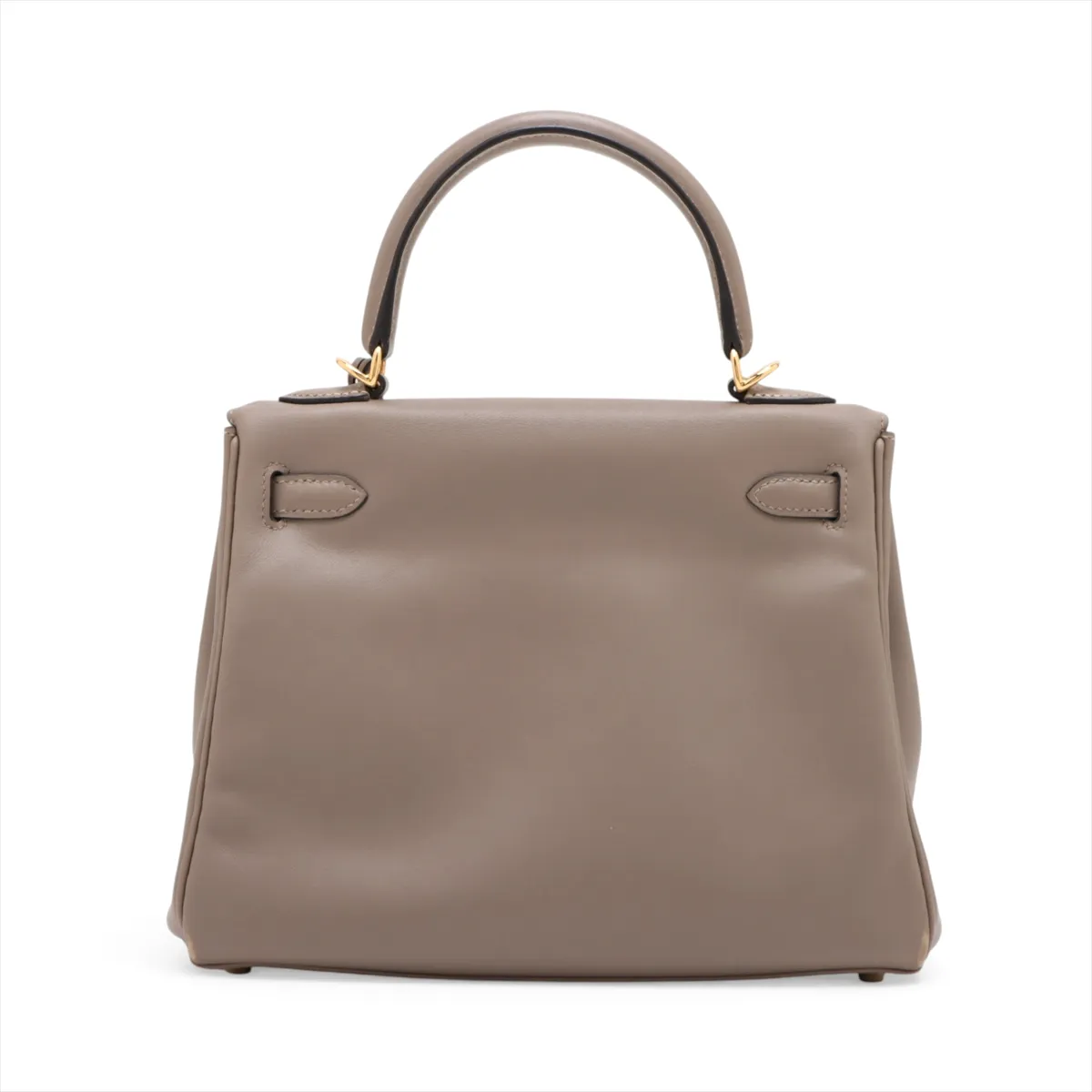 [Individually packaged] Hermes Kelly 25 Letournée, Veau Swift, Tourterelle Grey, Gold Hardware, C: 2018 — view 2