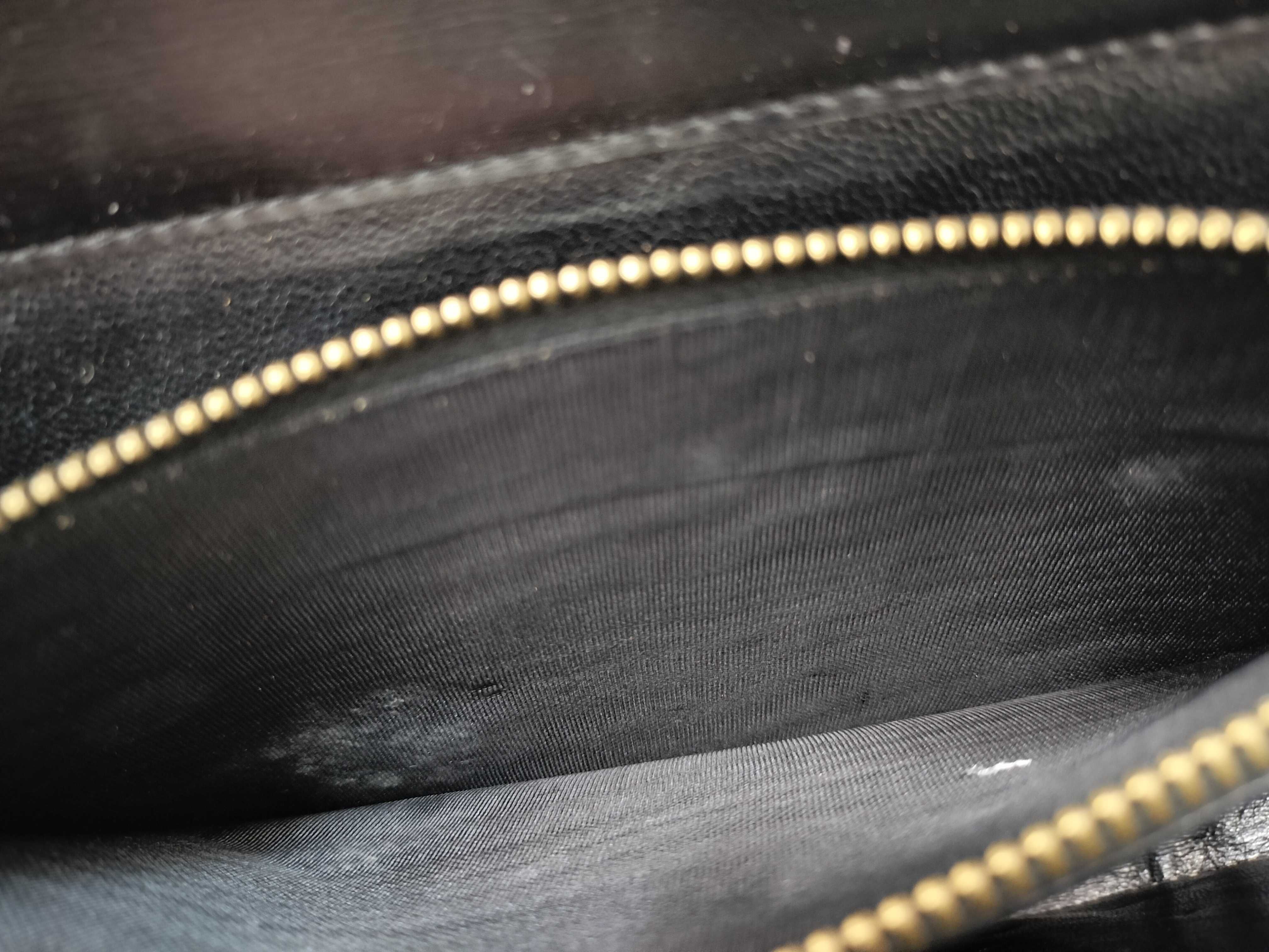 Carriage Hardware Leather Shoulder Bag Clutch Bag — view 14