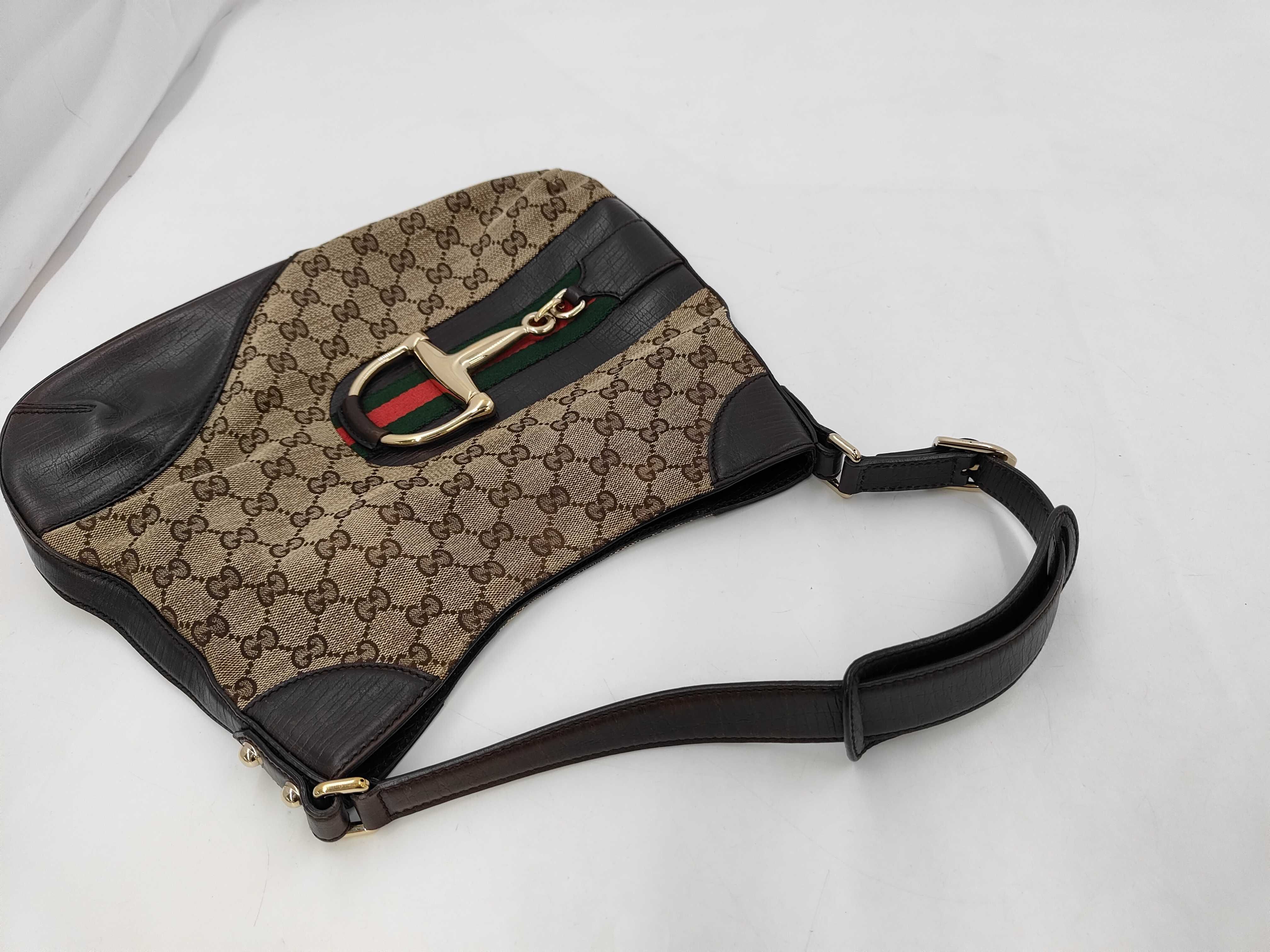 GG Canvas Cherie Line Shoulder Bag — view 7