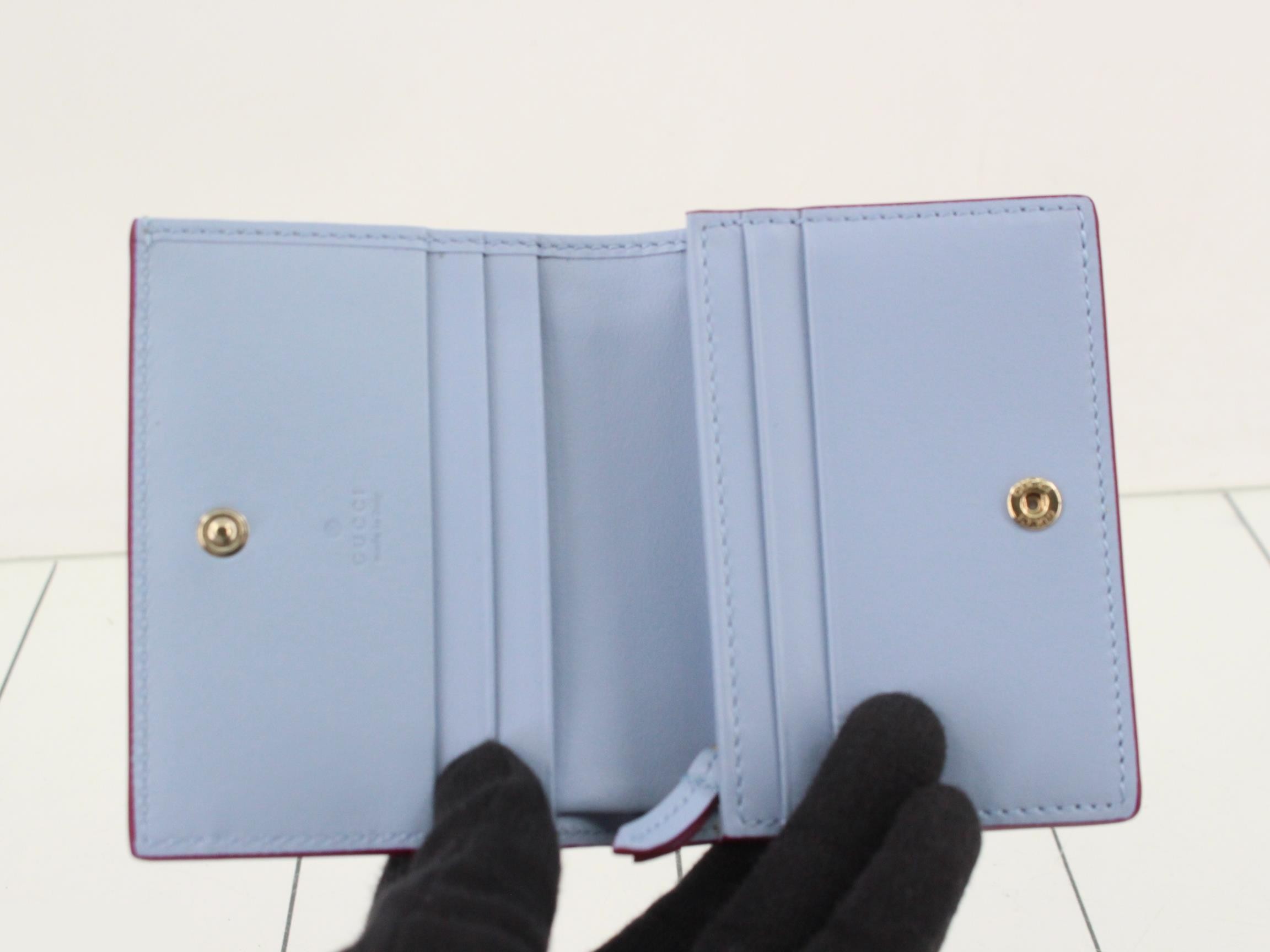 GG Supreme Bi-fold Wallet, Gray — view 4