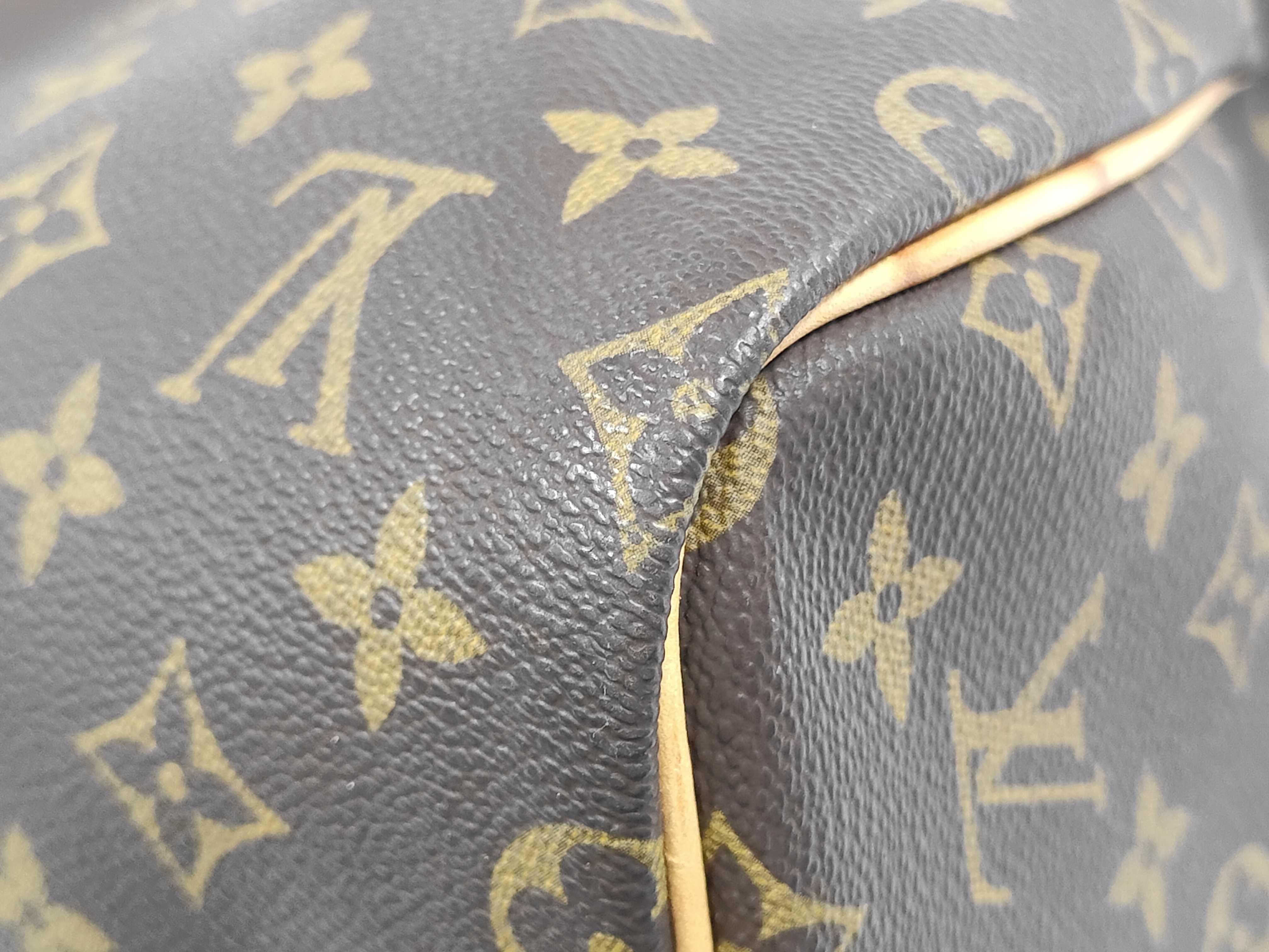 M41414 Monogram Keepall Bandoulière 55 Boston Bag with Name Tag — view 5