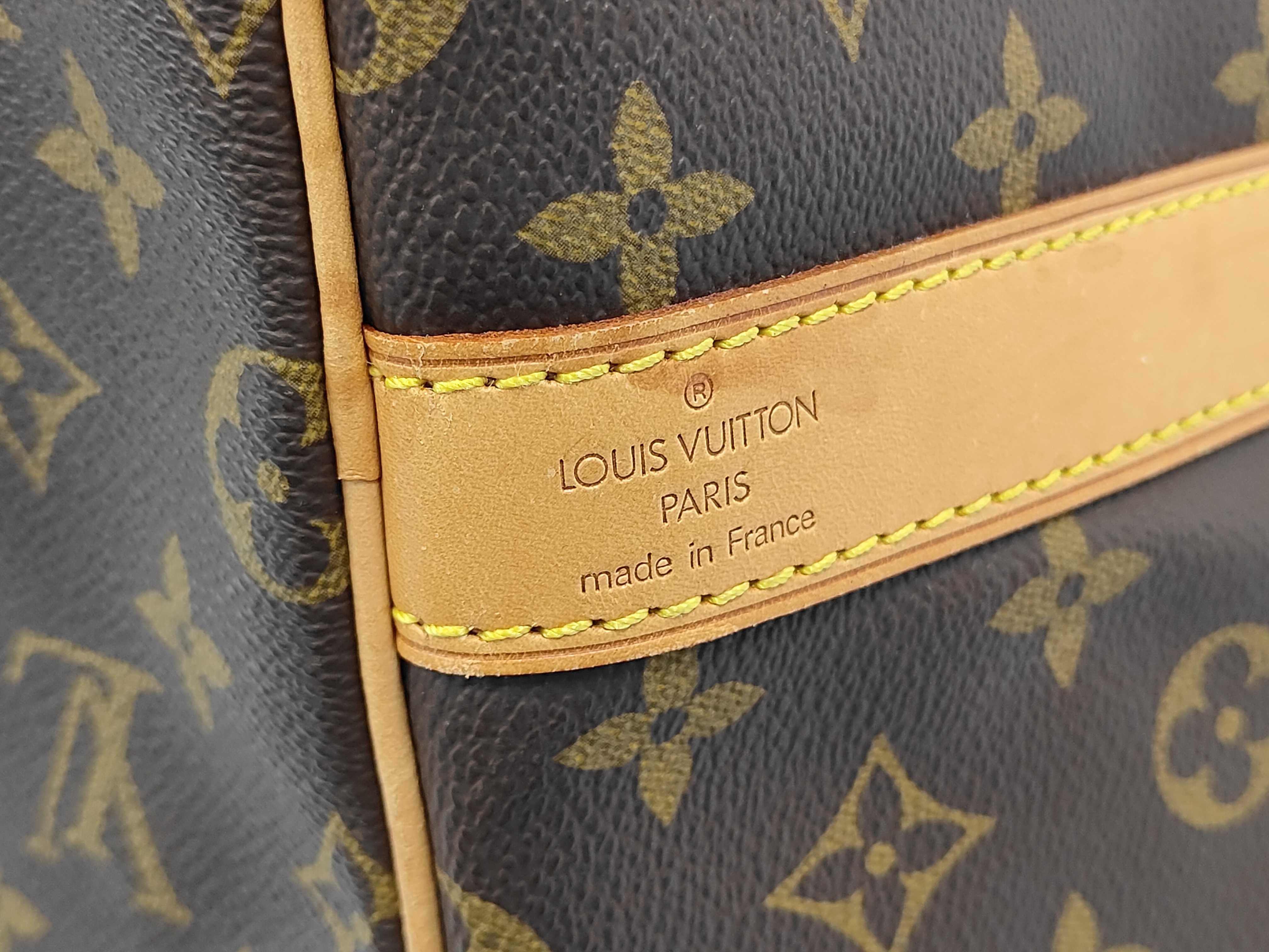 M41414 Monogram Keepall Bandoulière 55 Boston Bag with Name Tag — view 6