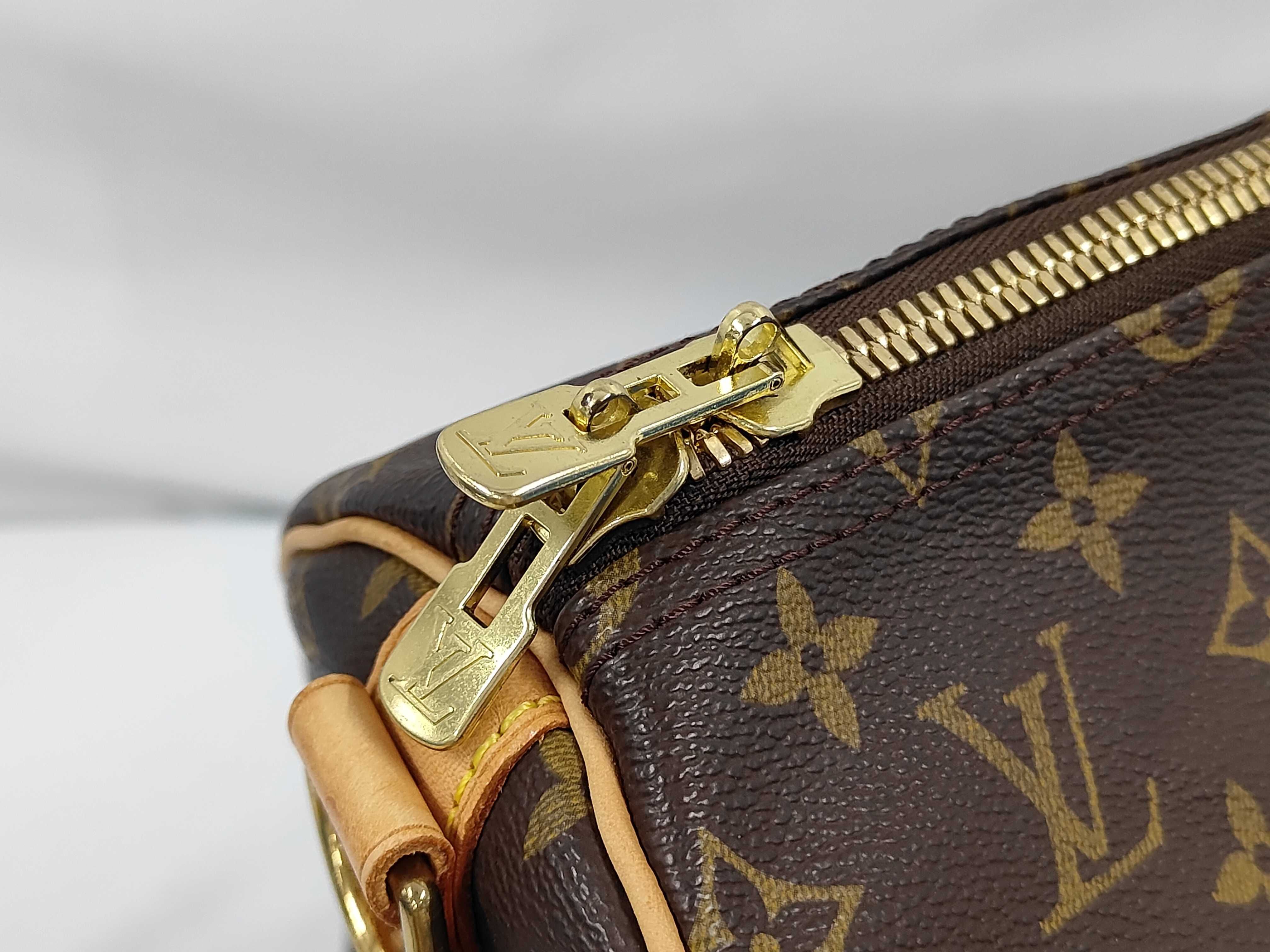 M41414 Monogram Keepall Bandoulière 55 Boston Bag with Name Tag — view 9