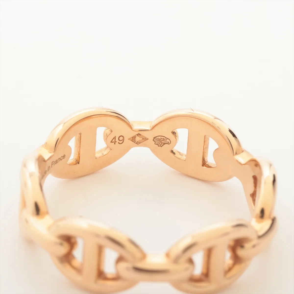Chaine d'Ancre Enchainée Ring, 750 (PG), 3.6g, Size 49, 25W056966, dents. — view 5
