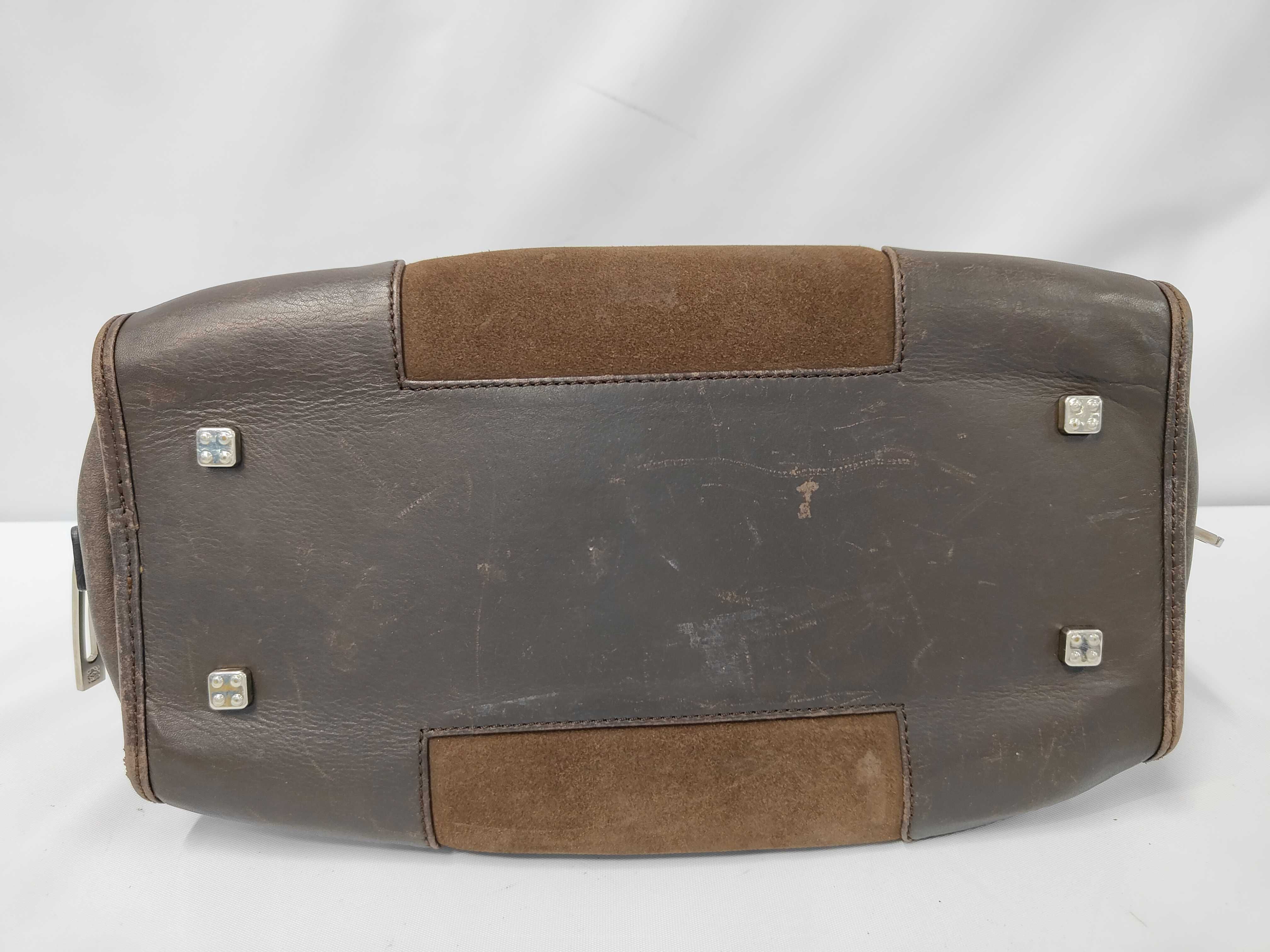 Amazona Suede Anagram Handbag — view 3