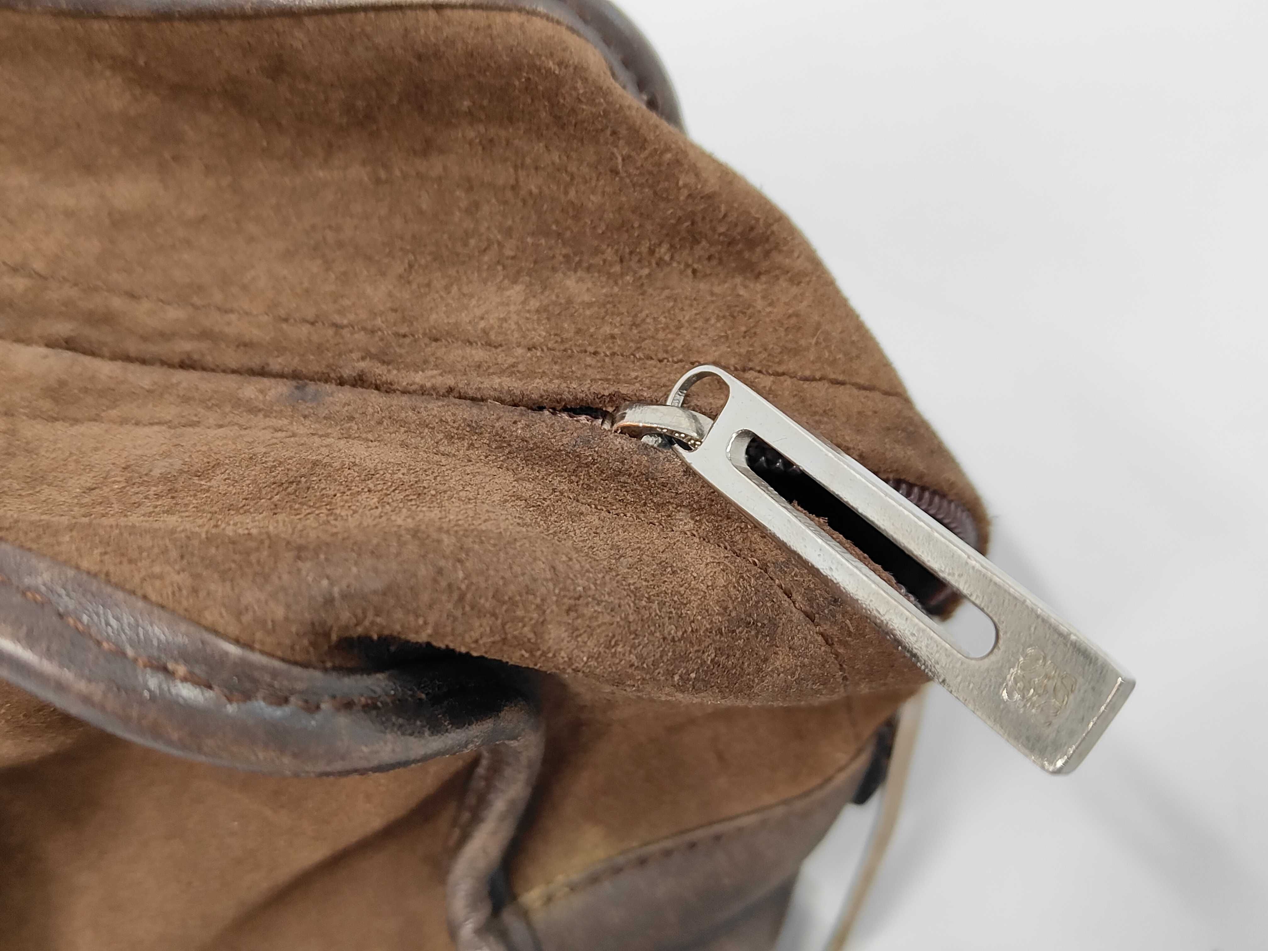 Amazona Suede Anagram Handbag — view 8