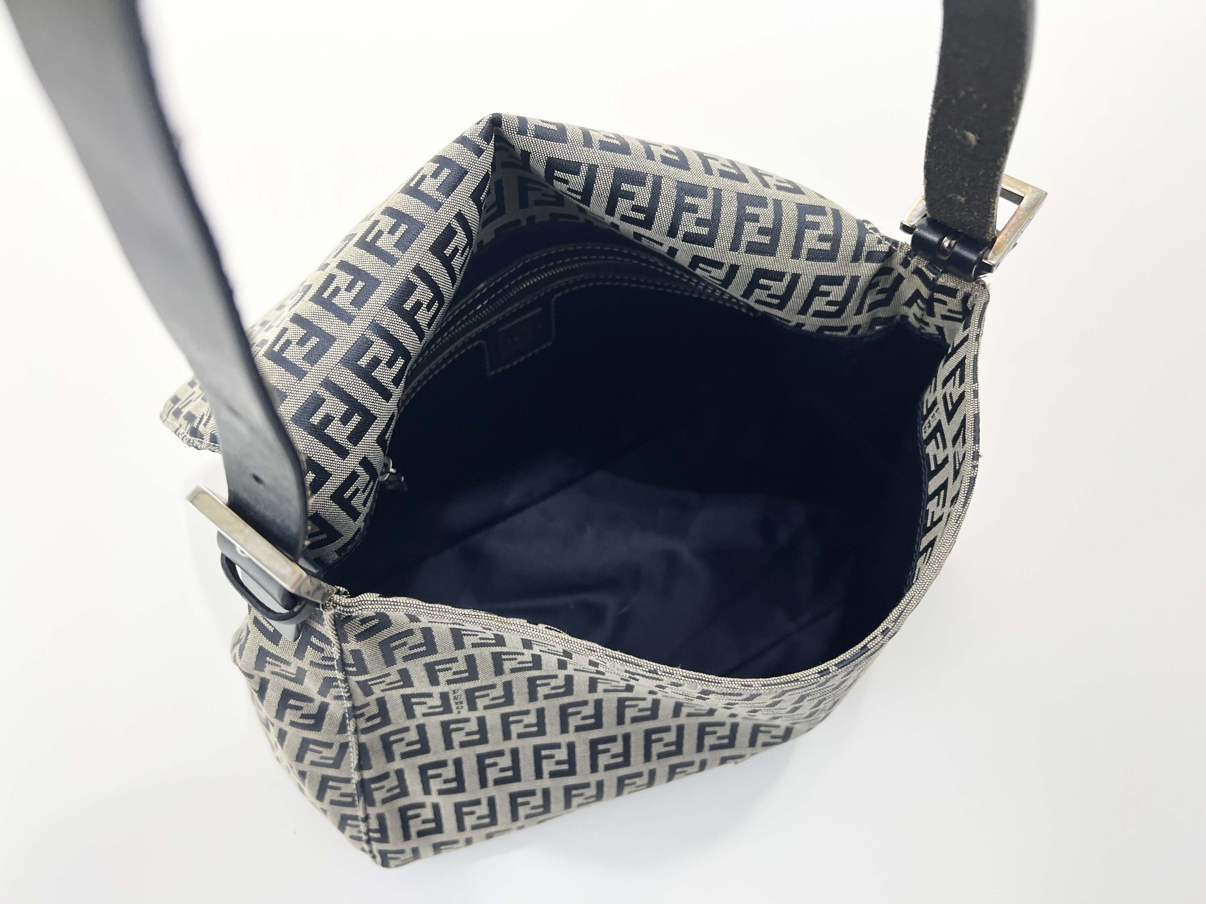 Mamma Bucket Zucchino Zucca Canvas Leather One-Shoulder Bag — view 5
